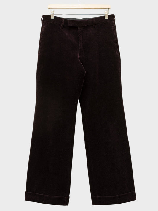 Y's for men - A/W 2002 - corduroy wide leg pants - size 3