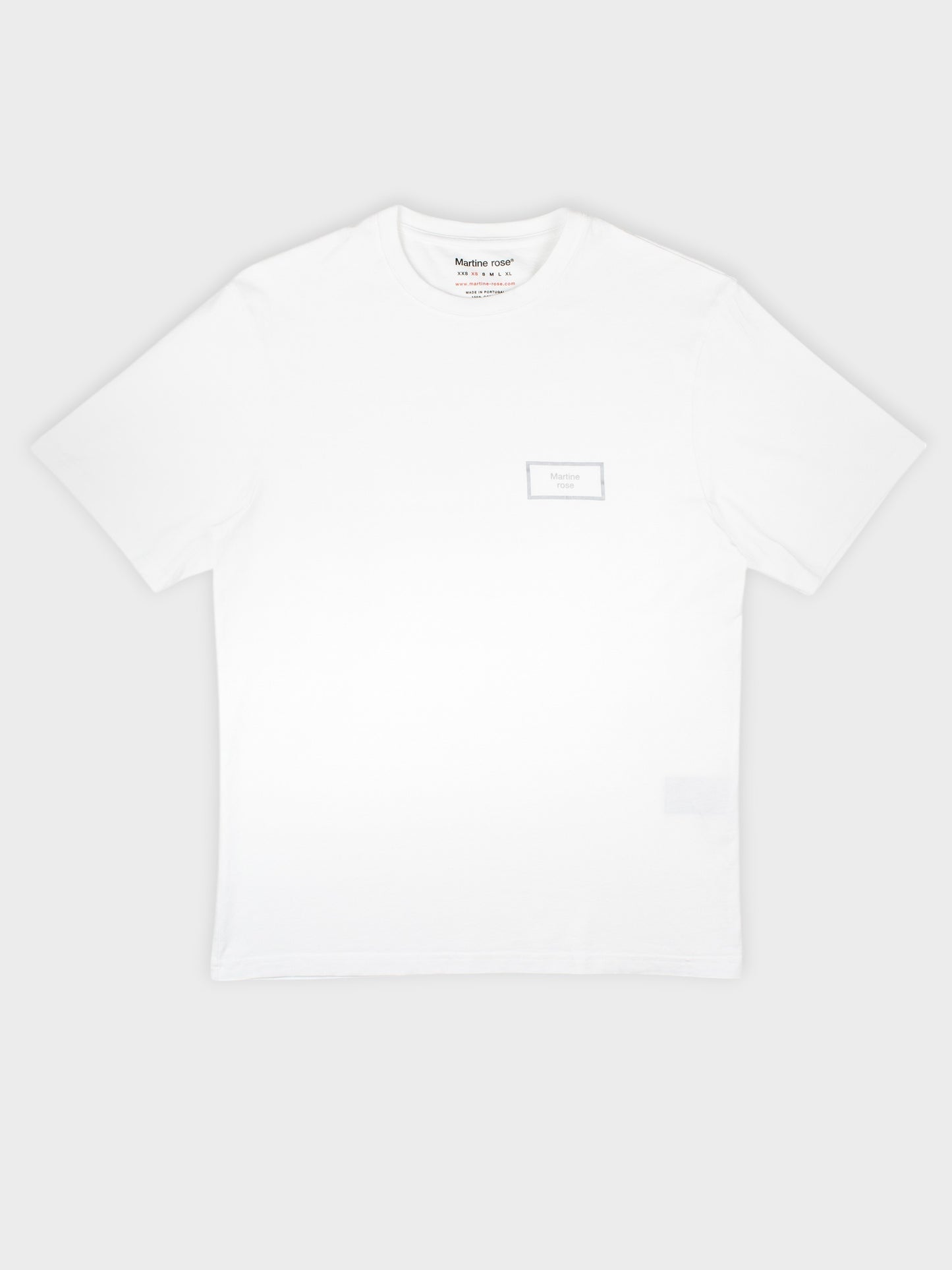 Martine Rose - reflective print t-shirt - size XS