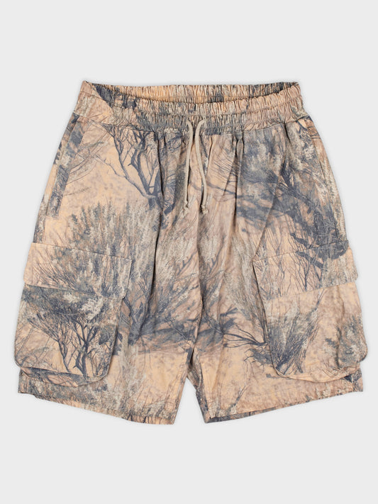 YEEZY Season 4 (2017) - camo cargo shorts - size S