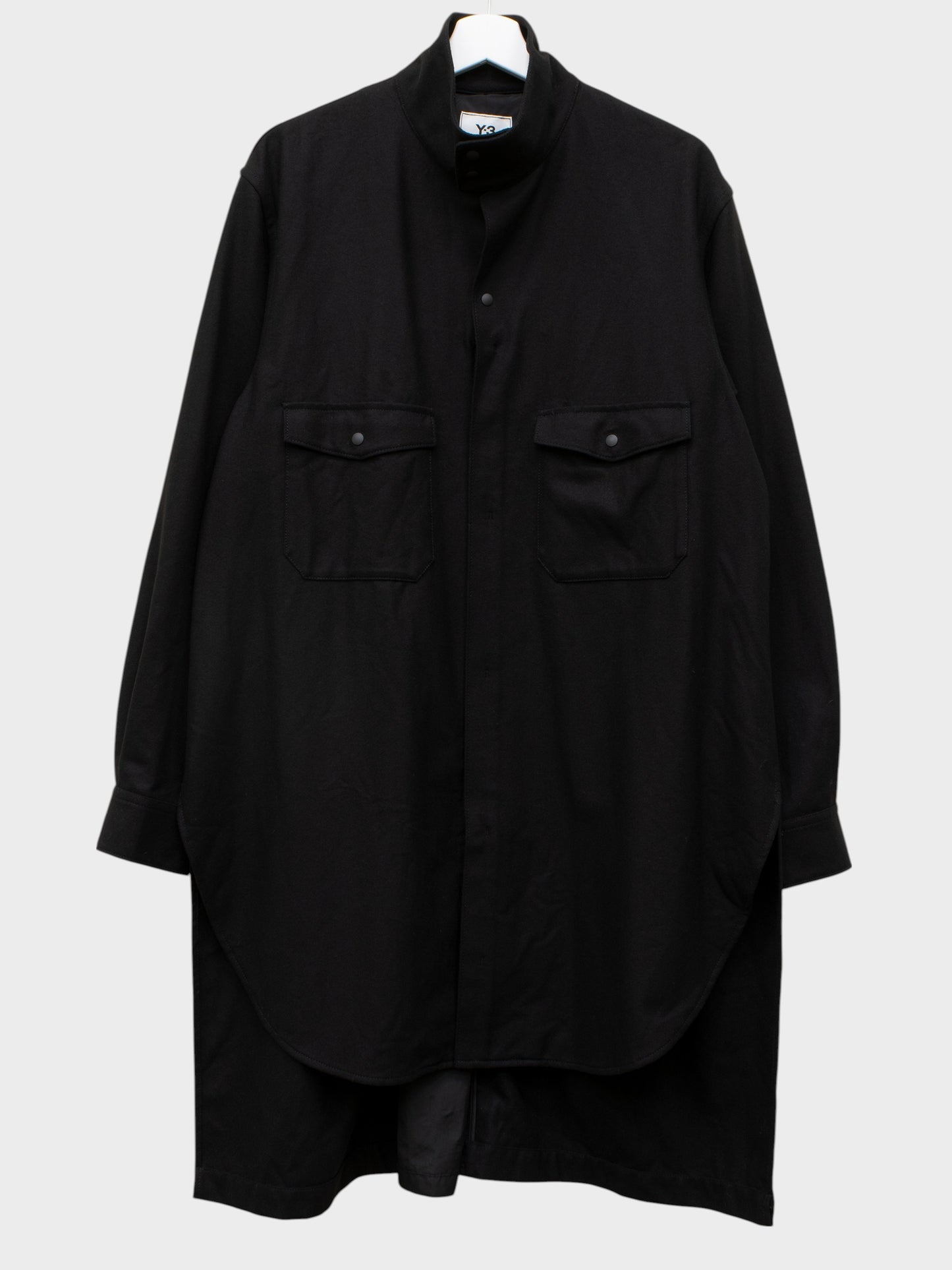 Y-3 - A/W 2020 - Classic Wool Flannel Shirt (Black) - size M
