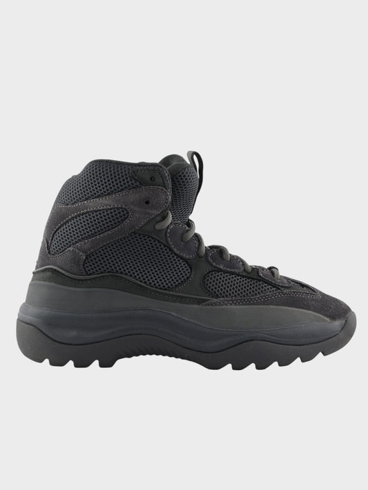 YEEZY Season 6 (2018) - Thick Suede, Mesh and Nubuck Desert Boot (Graphite) - size 41