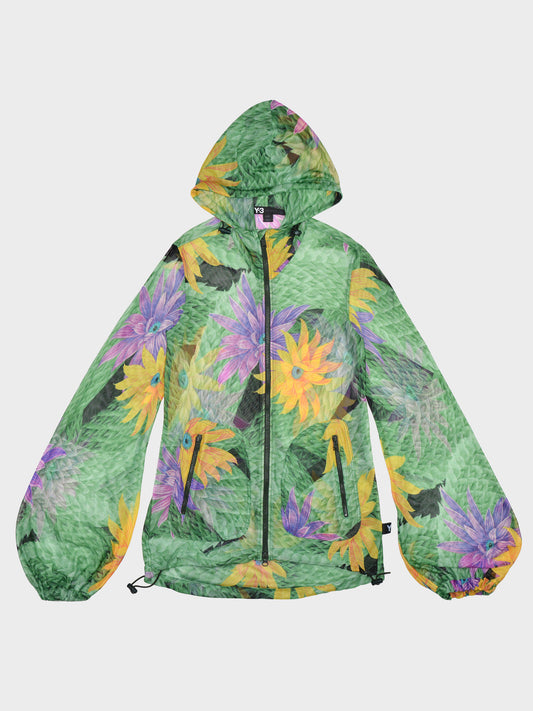 Y-3 - S/S 2013 - (sample) flower mesh oversized hoded jacket - size S