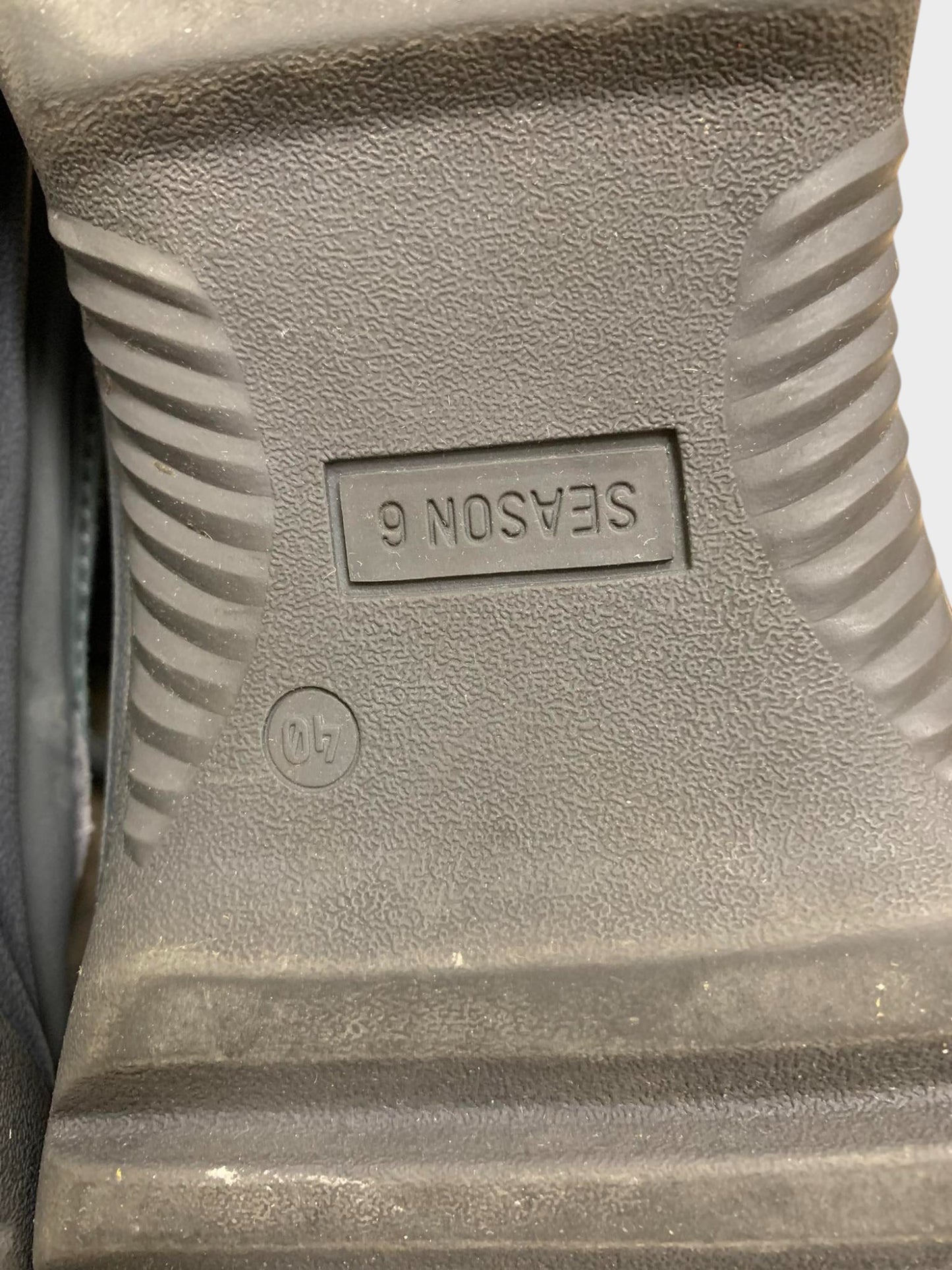YEEZY Season 6 (2018) - Thick Suede, Mesh and Nubuck Desert Boot (Graphite) - size 40