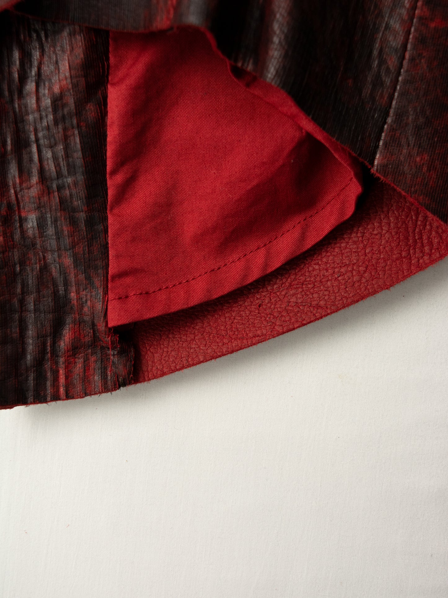 Yohan Serfaty - A/W 2009 - laser cut deer leather jacket - size 34