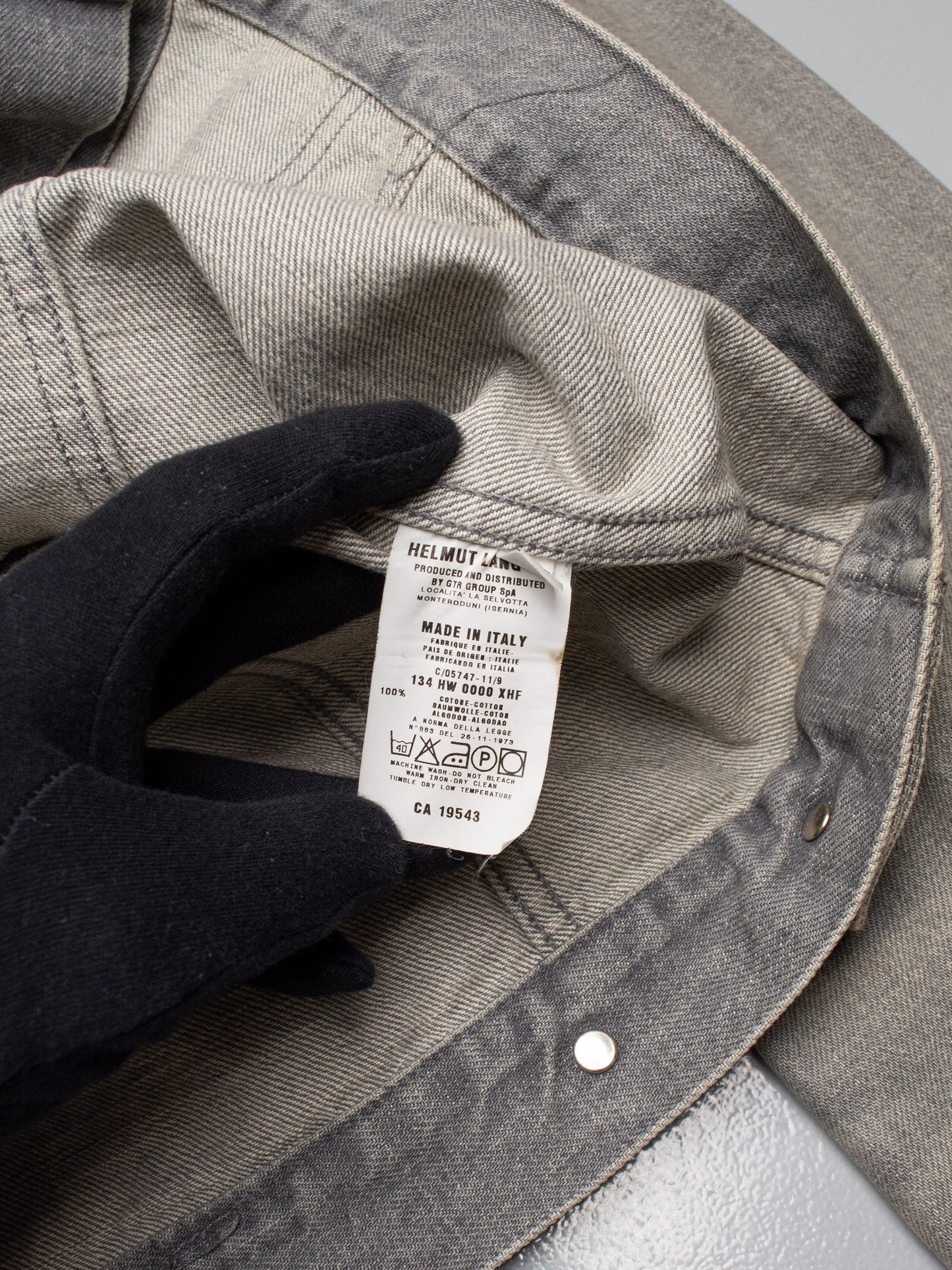 Helmut Lang Jeans - S/S 2000 - denim jacket - men's size 50