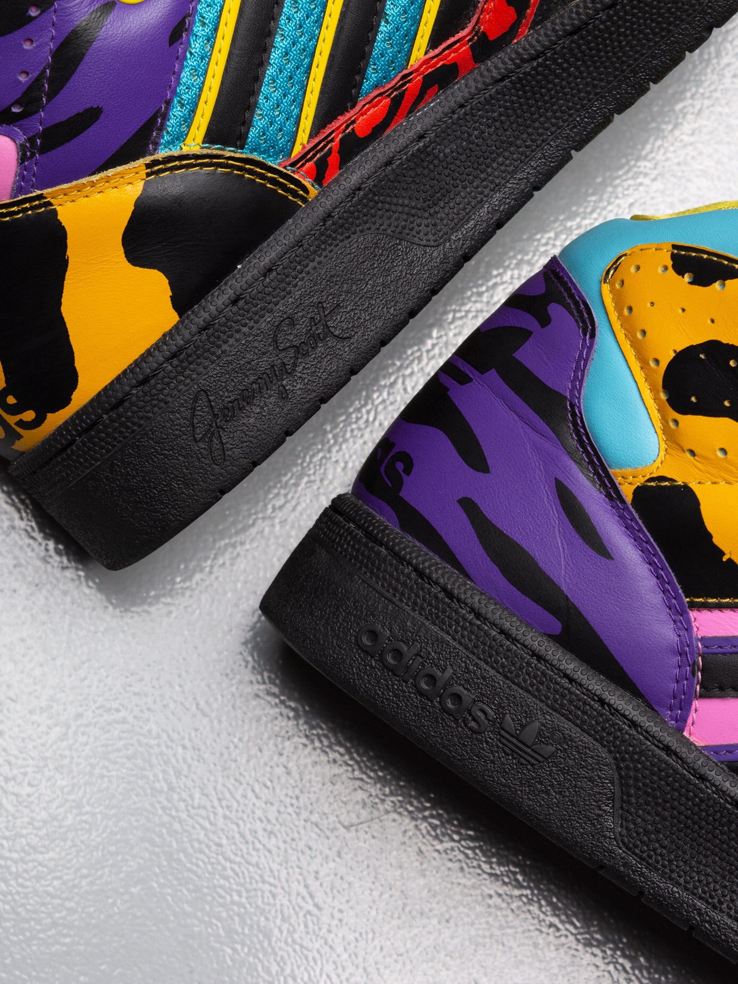 adidas Originals by Jeremy Scott A/W 2012 JS Instinct Hi (Multicolor) - size 42