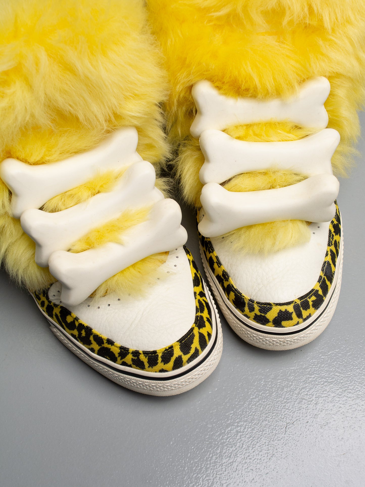 adidas Originals by Jeremy Scott S/S 2015 JS Bones Fur - size 43 1/3