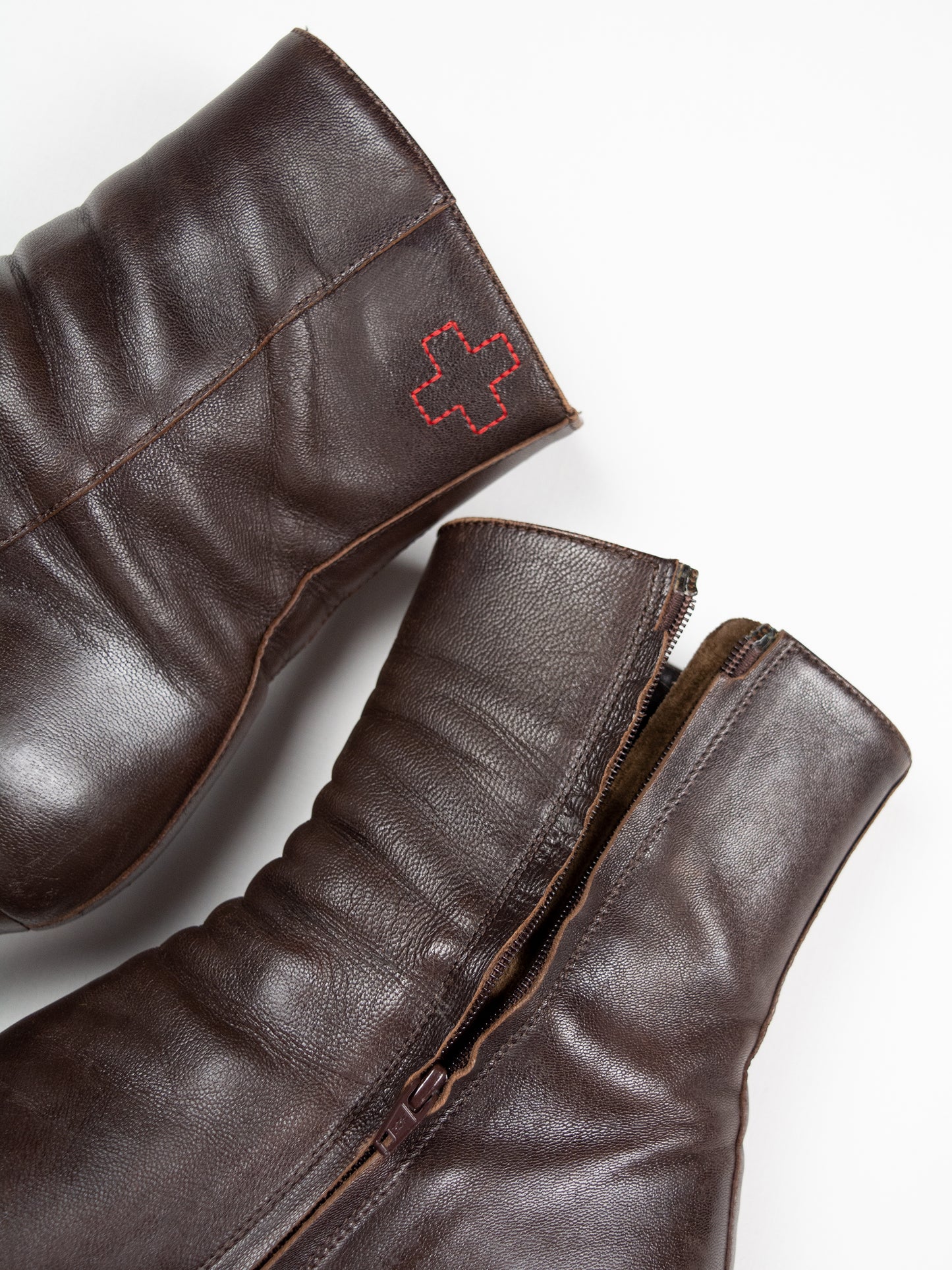 A.F.Vandevorst - nappa leather ankle boots (brown) - size 41