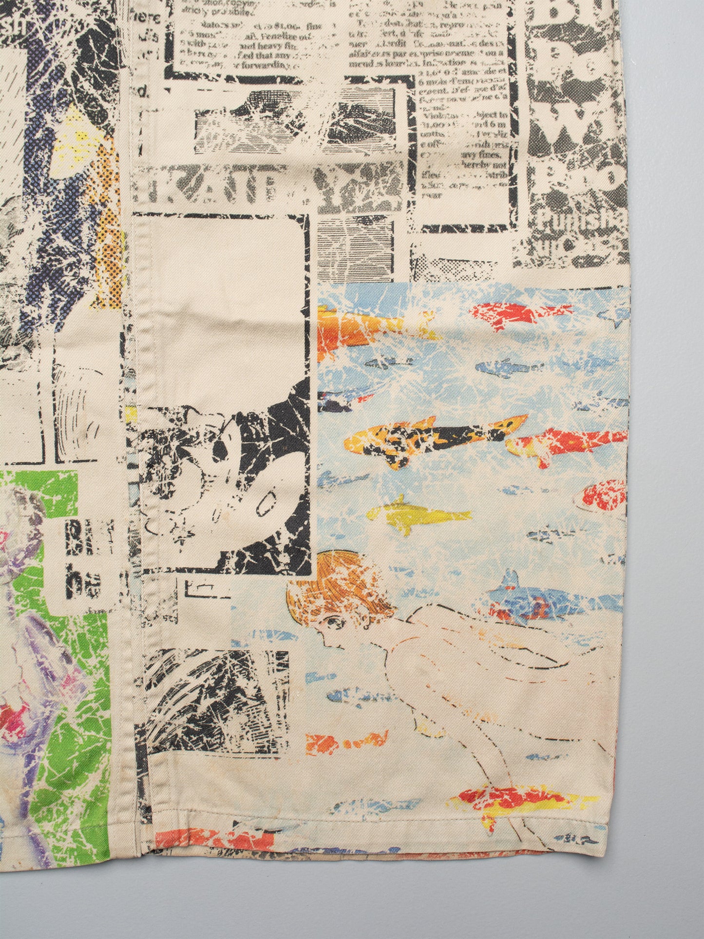 Y's - S/S 2013 - manga print pants - size 3