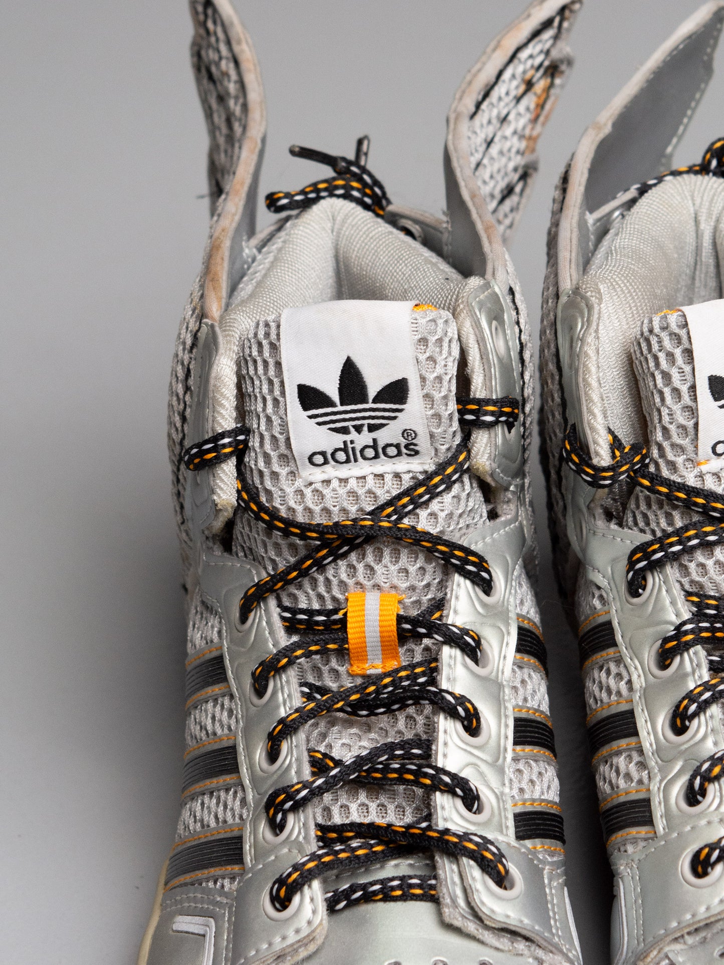 adidas Originals by Jeremy Scott A/W 2012 JS Wings "Mesh" (Metallic Silver) - size 37 1/3