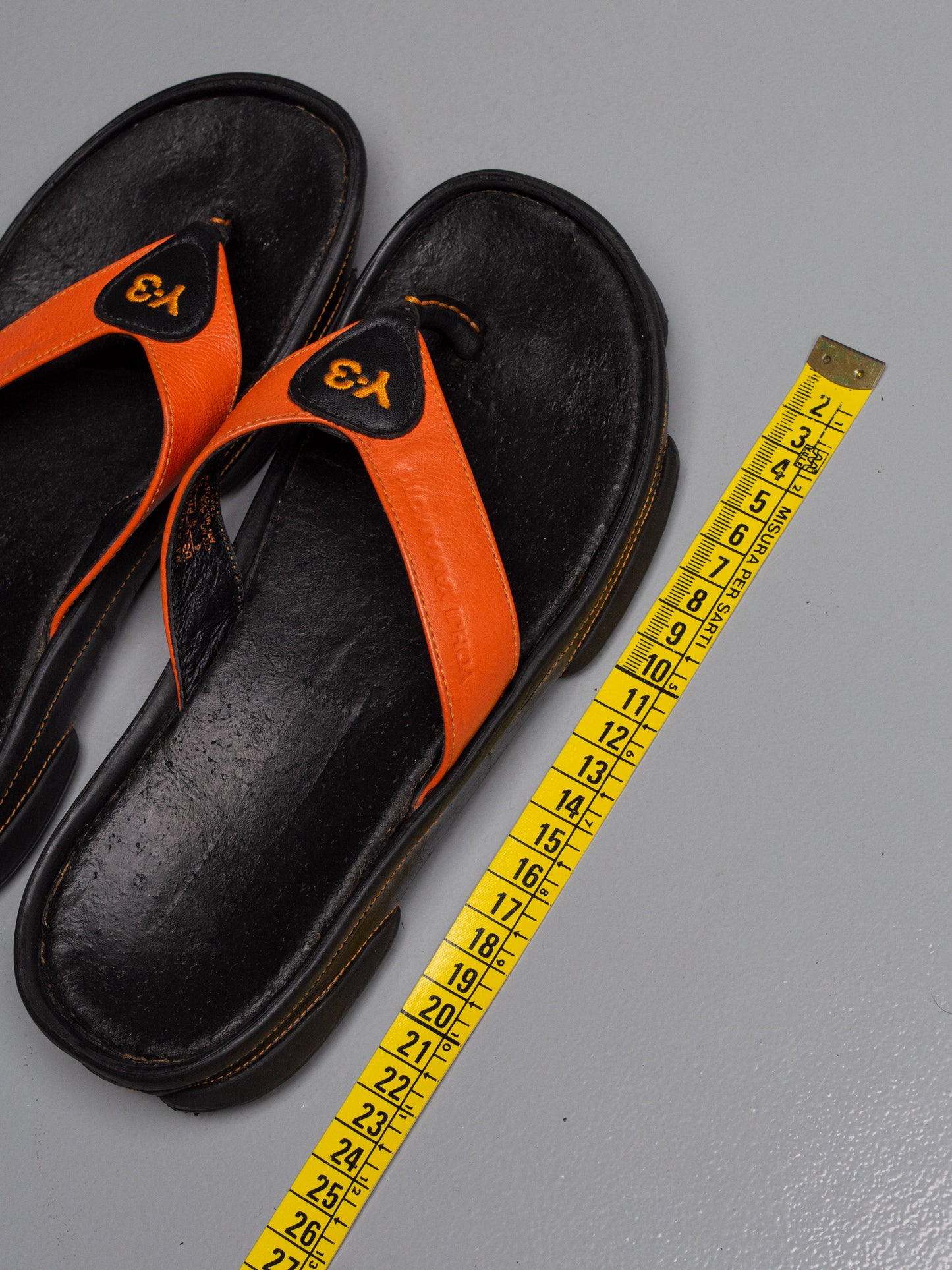 Y-3 S/S 2005 flip flops - size 5