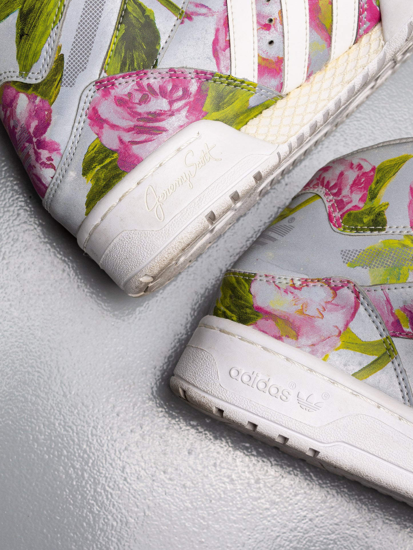 adidas Originals by Jeremy Scott S/S 2015 JS Wings Floral - size 37 1/3