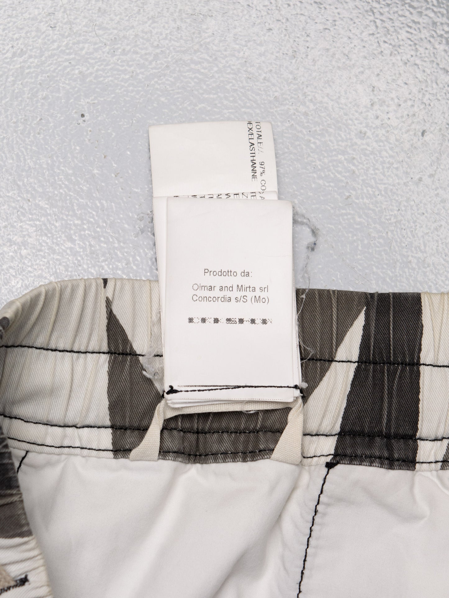 Rick Owens DRKSHDW - S/S 2014 - geometric shorts - men's size M
