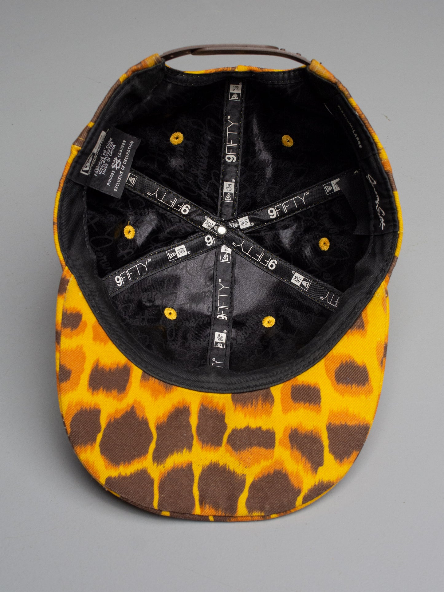New Era X Jeremy Scott - S/S 2013 - "Number One" leopard 9Fifty snapback - size M/L