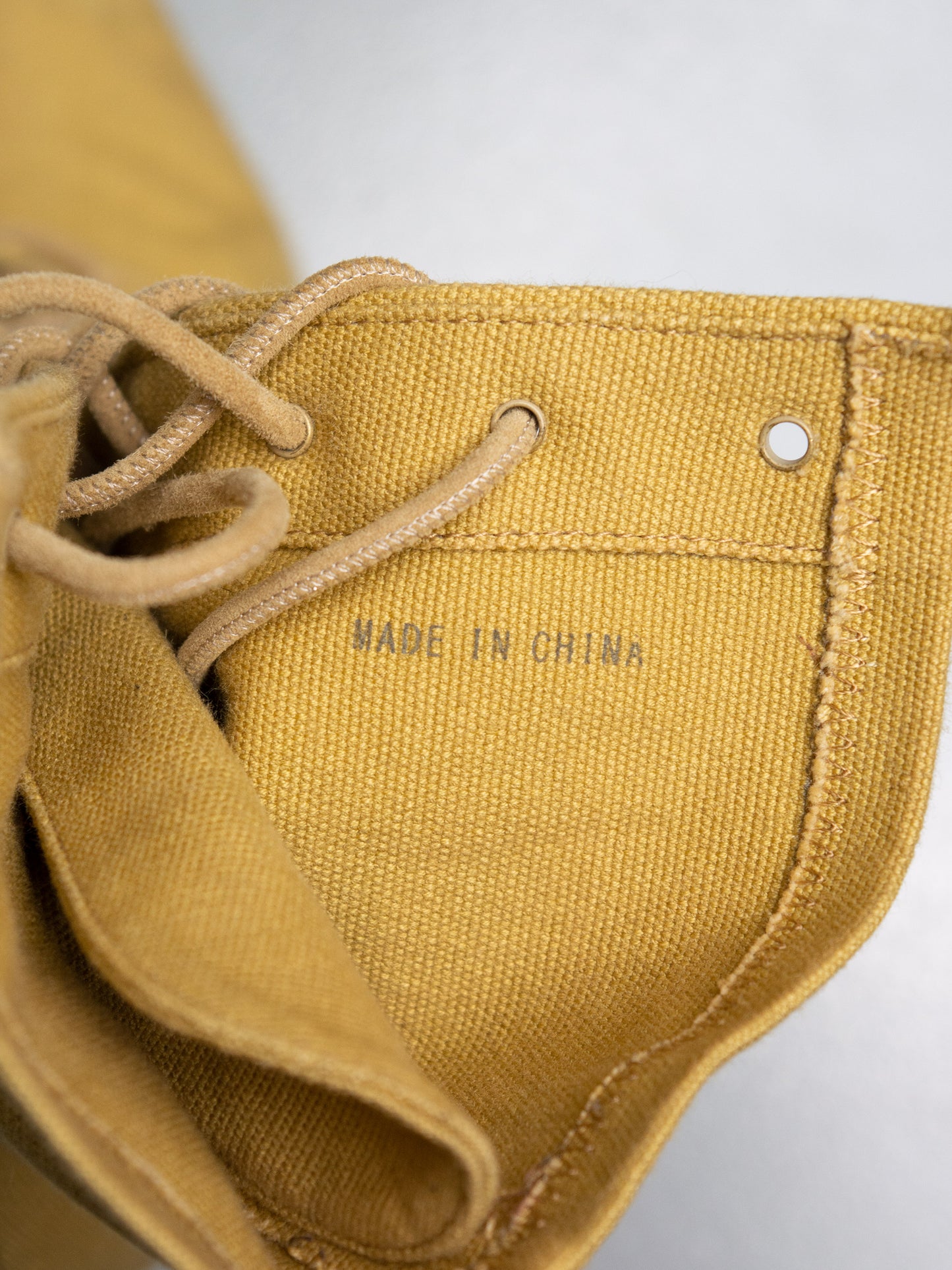 YEEZY Season 6 Dollar Stretch Canvas Lace Up Boot (110mm heel) - size 39