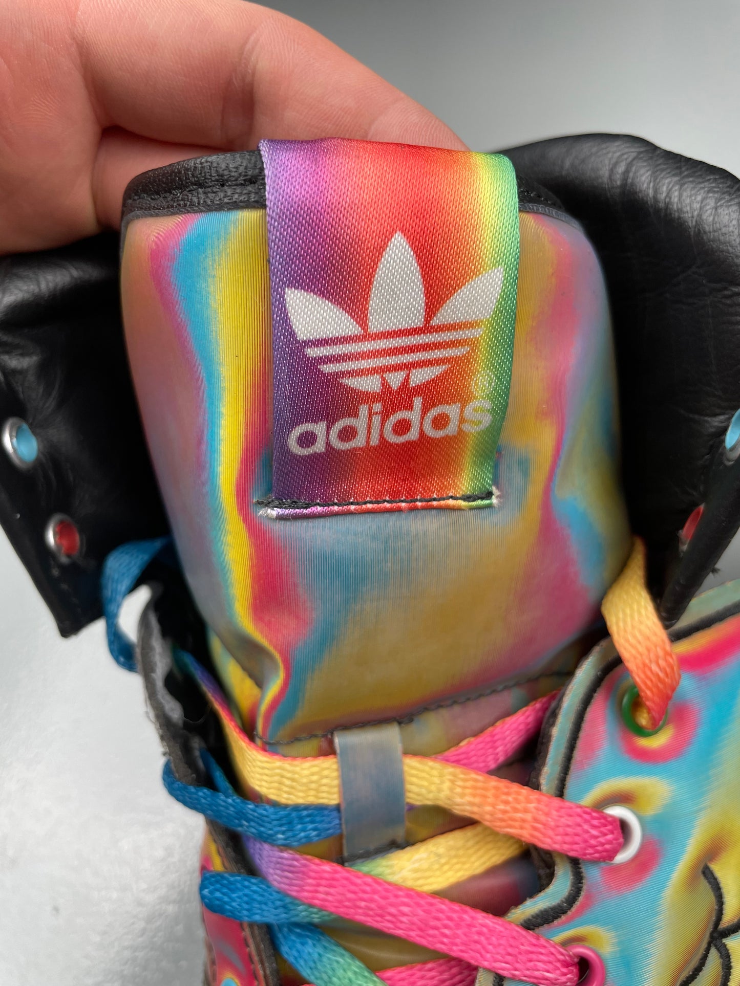adidas X Jeremy Scott S/S 2010 JS Wings 1.0 'Rainbow' - size 46