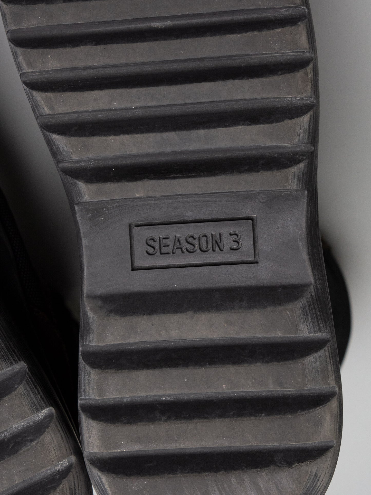 YEEZY Season 3 Onyx Shade Nylon and Thick Suede Military Boots - size 44