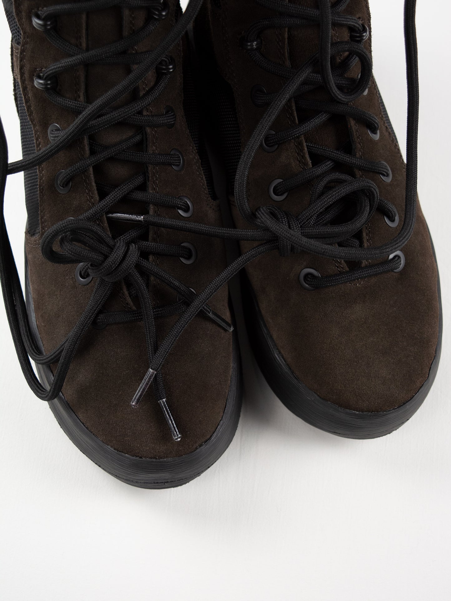 YEEZY Season 7 (2018) - Thick Suede and Nylon Military Boot (Oil) - size 42