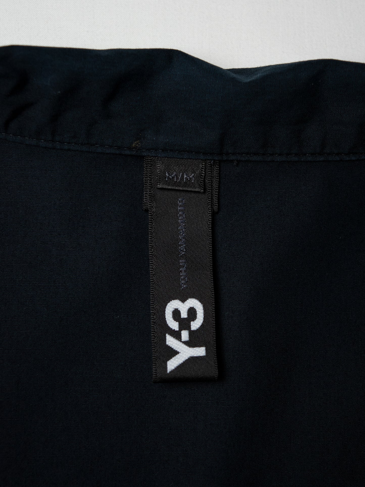 Y-3 - A/W 2006 - zip-up shirt with hidden side pockets (navy) - men's size M