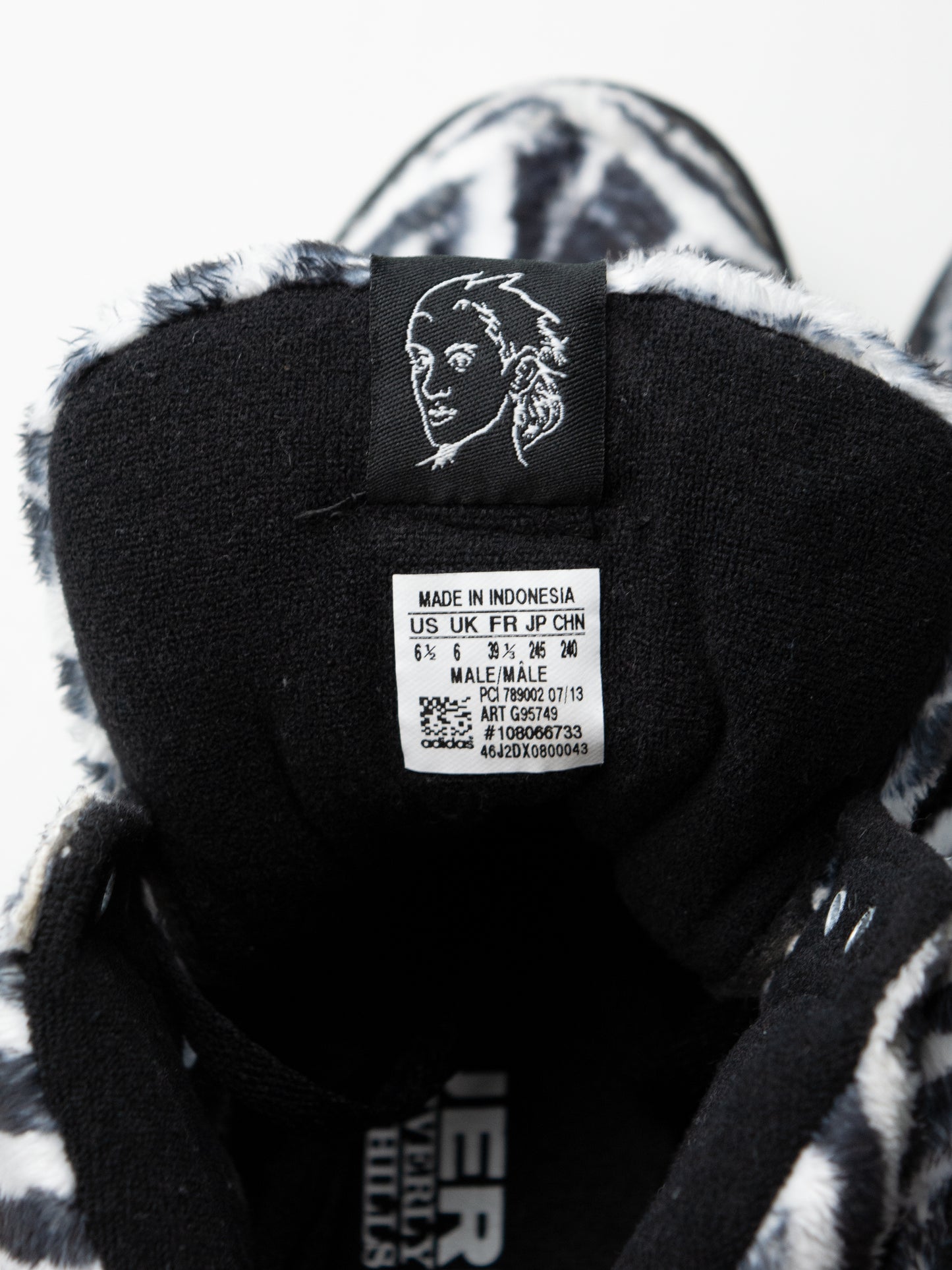 adidas Originals by Jeremy Scott - A/W 2013 - JS Zebra - size 39 1/3