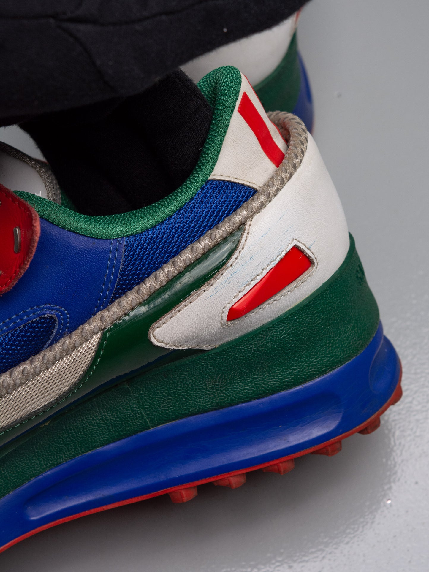 adidas X Raf Simons S/S 2014 Super Trekker (red/blue) - size 40 2/3