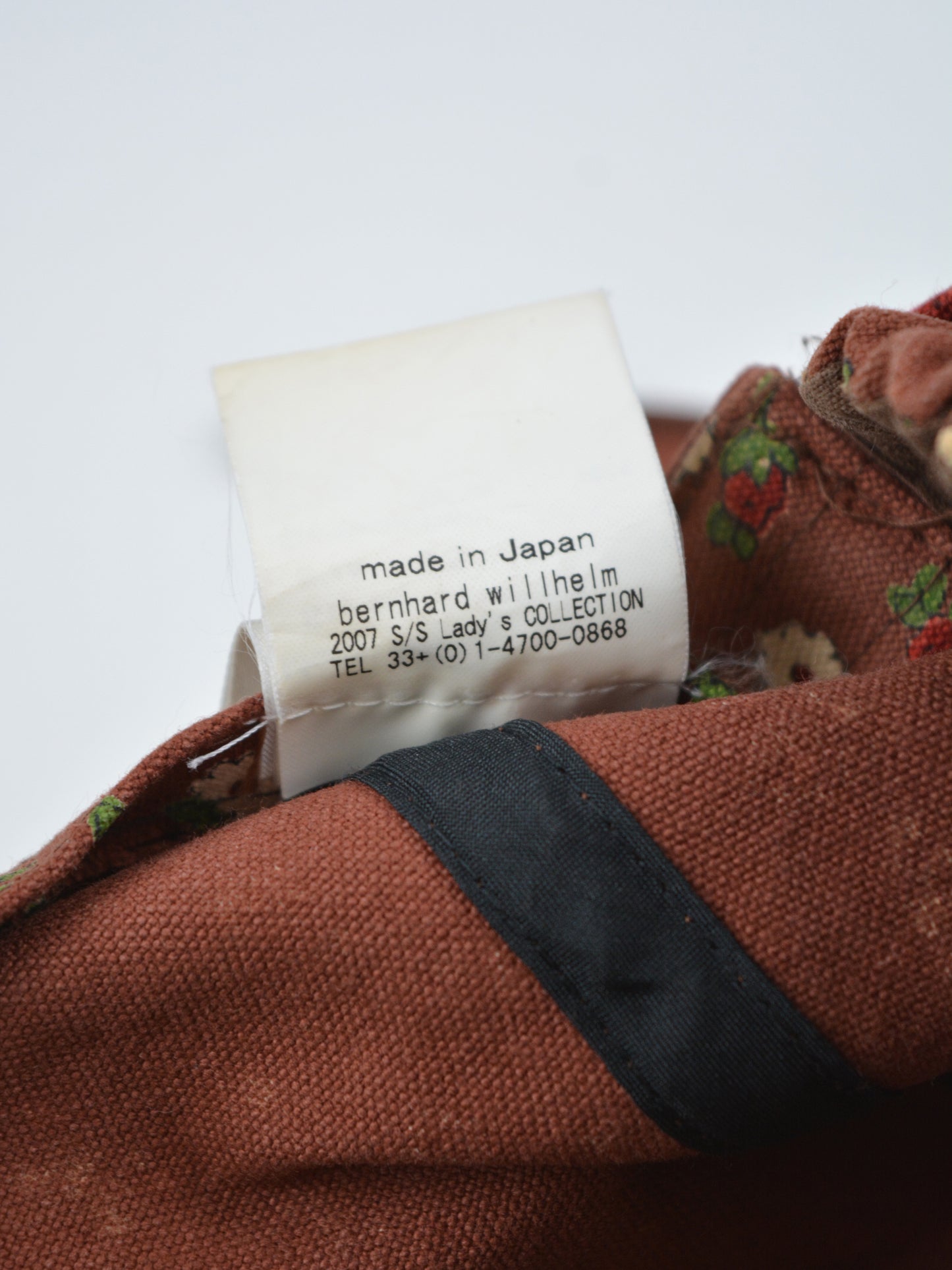 Bernhard Willhelm - S/S 2007 - bunny canvas cap