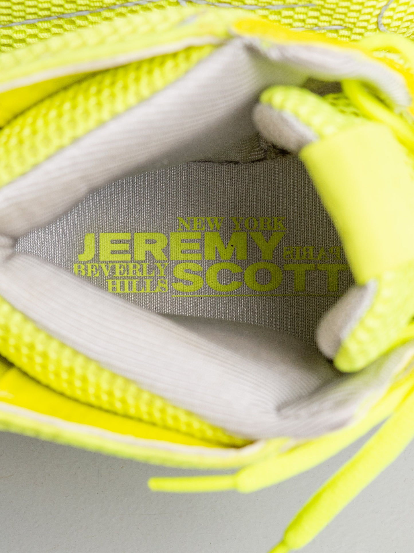 adidas Originals by Jeremy Scott S/S 2014 JS Mesh Wings 2.0 (yellow) - size 49 1/3