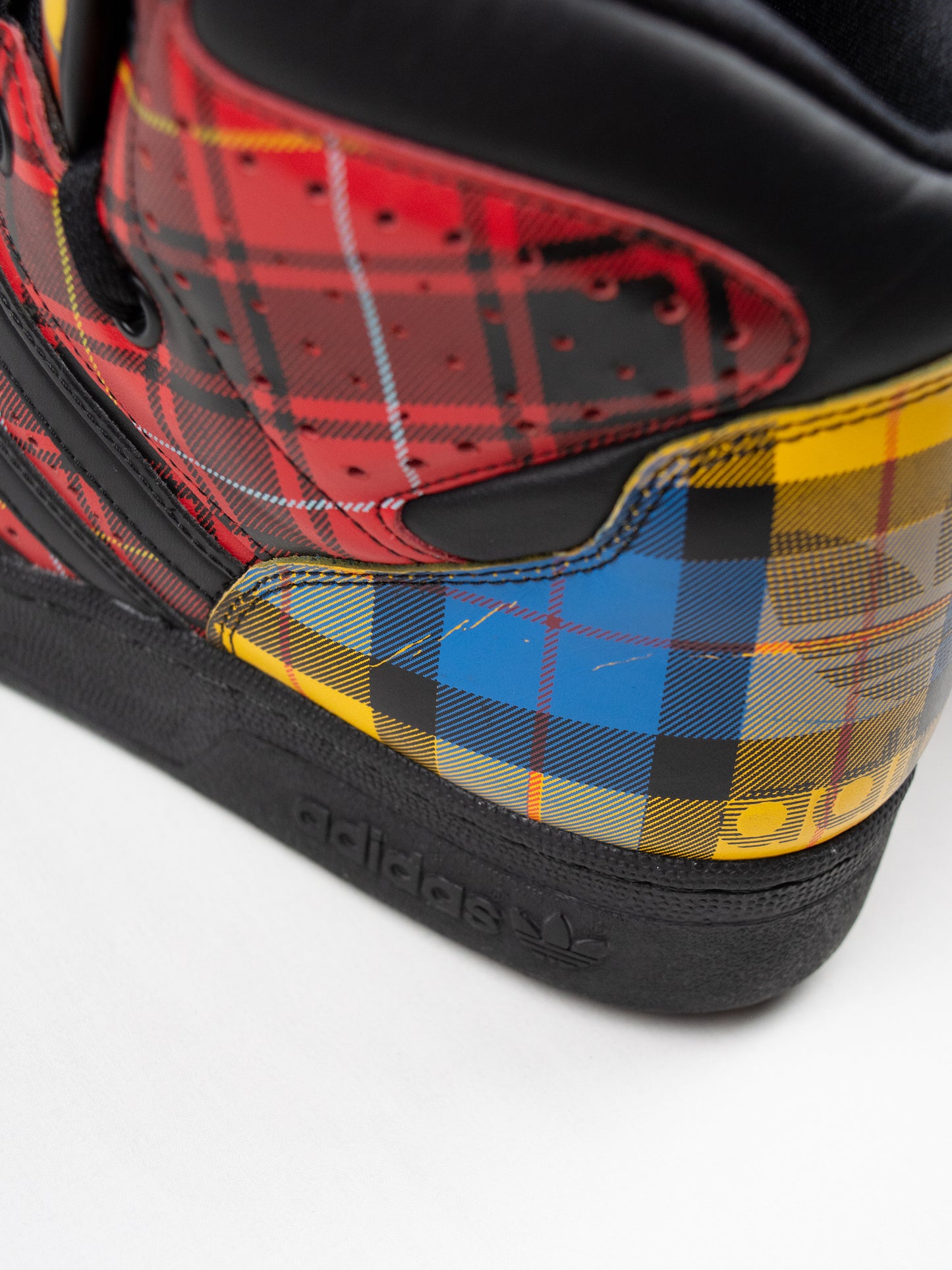 adidas Originals by Jeremy Scott - S/S 2013 - JS Instinct Hi "Plaid" - size 46