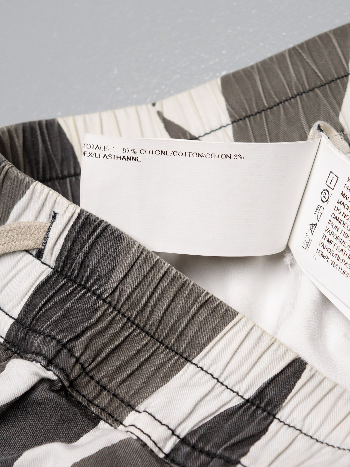 Rick Owens DRKSHDW - S/S 2014 - geometric shorts - men's size M