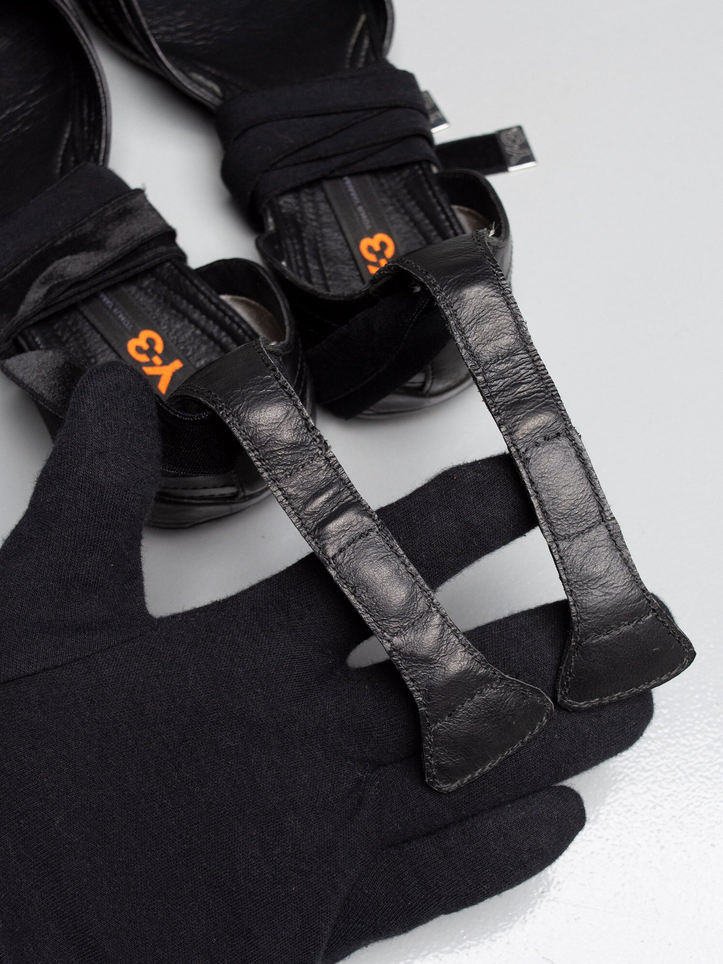 Y-3 S/S 2005 lace-up ballet flats - size 39 1/3