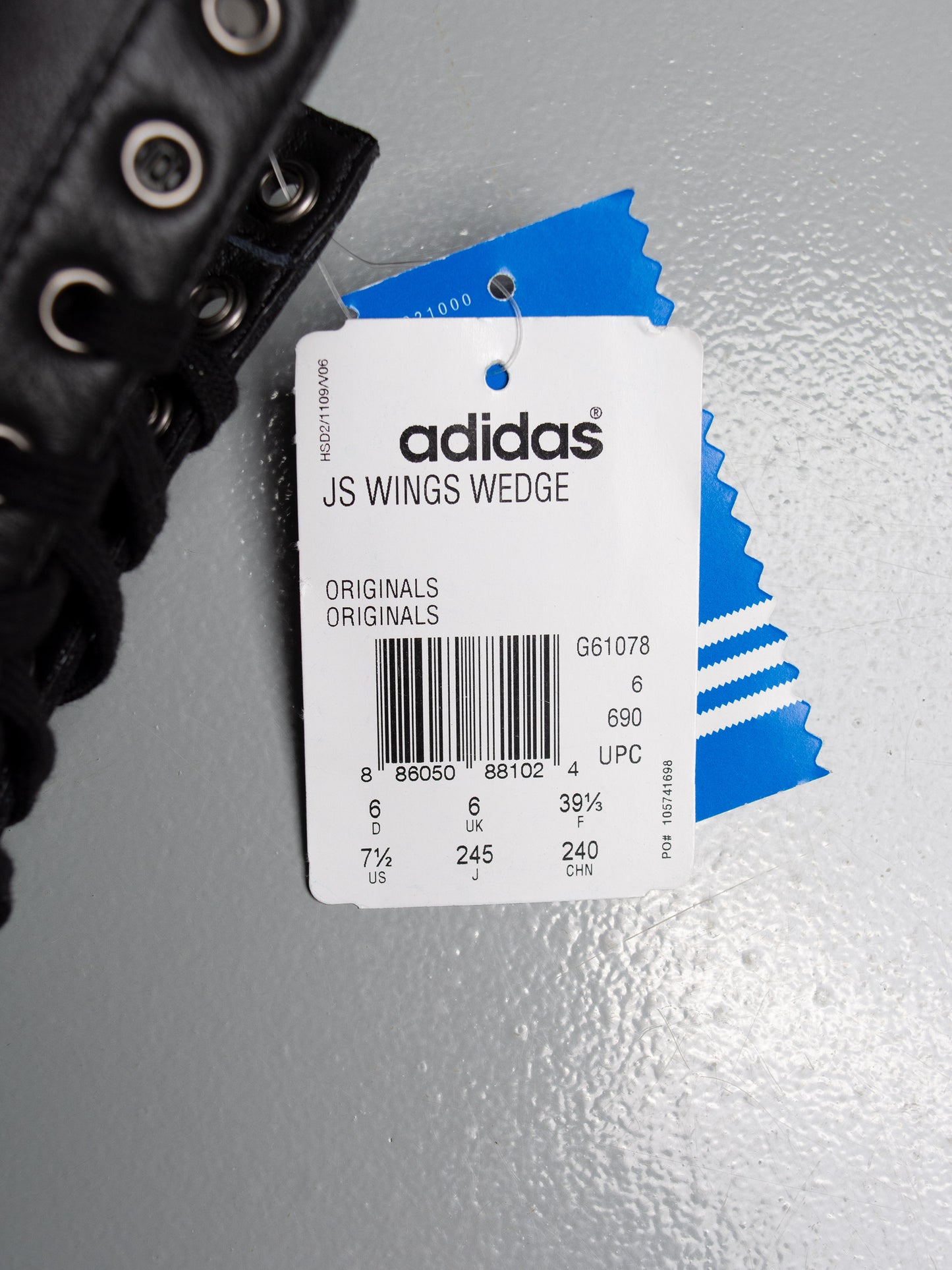 adidas Originals by Jeremy Scott A/W 2012 JS Wings Wedge "Butterfly" - size 39 1/3