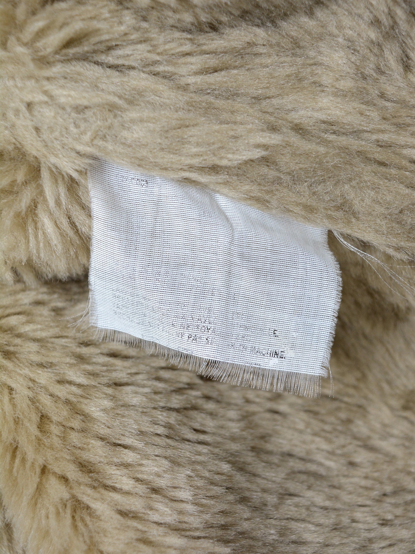 Gosha Rubchinskiy - A/W 2016 - faux leather shearling jacket (brown) - size L