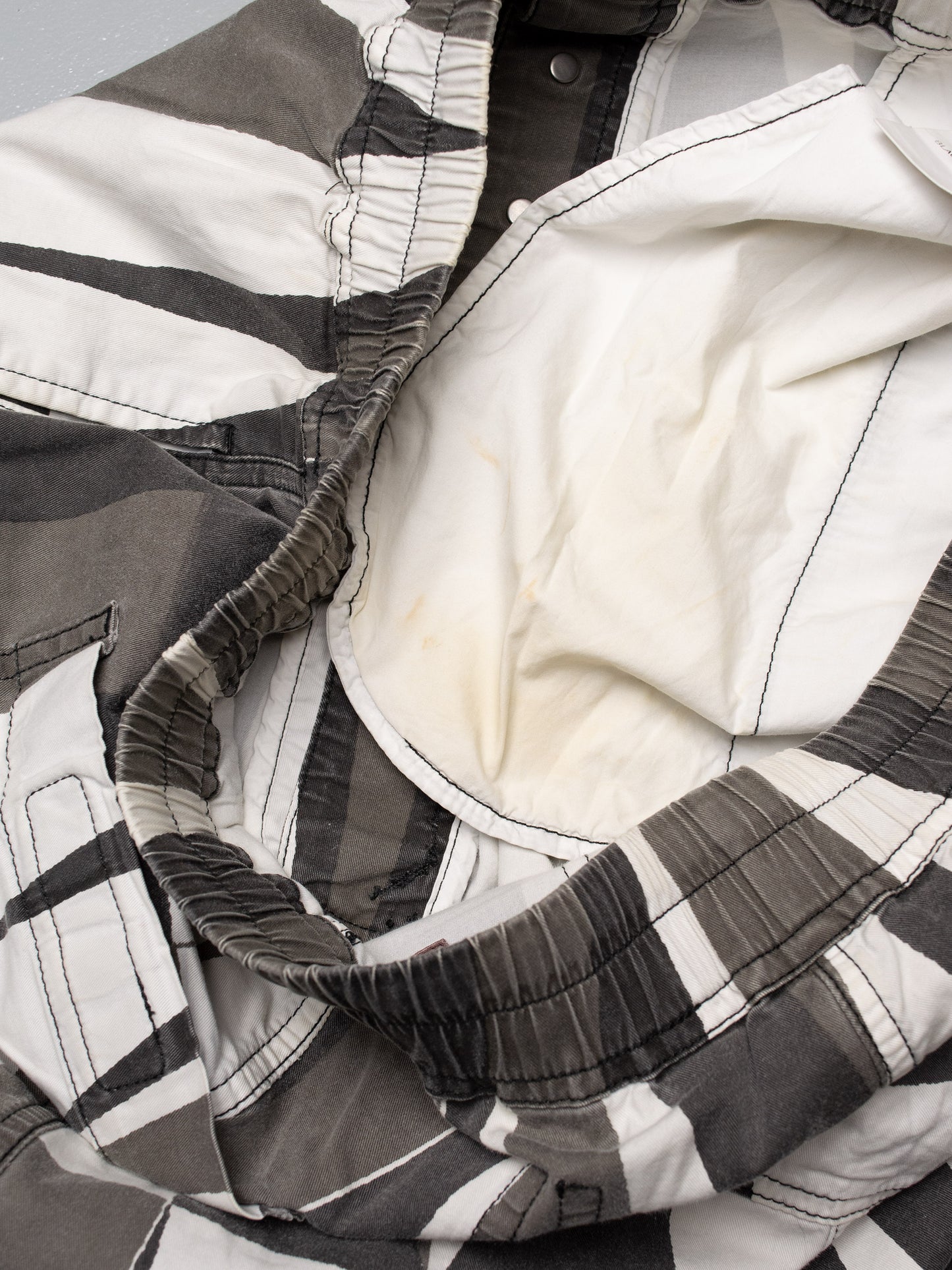 Rick Owens DRKSHDW - S/S 2014 - geometric shorts - men's size M