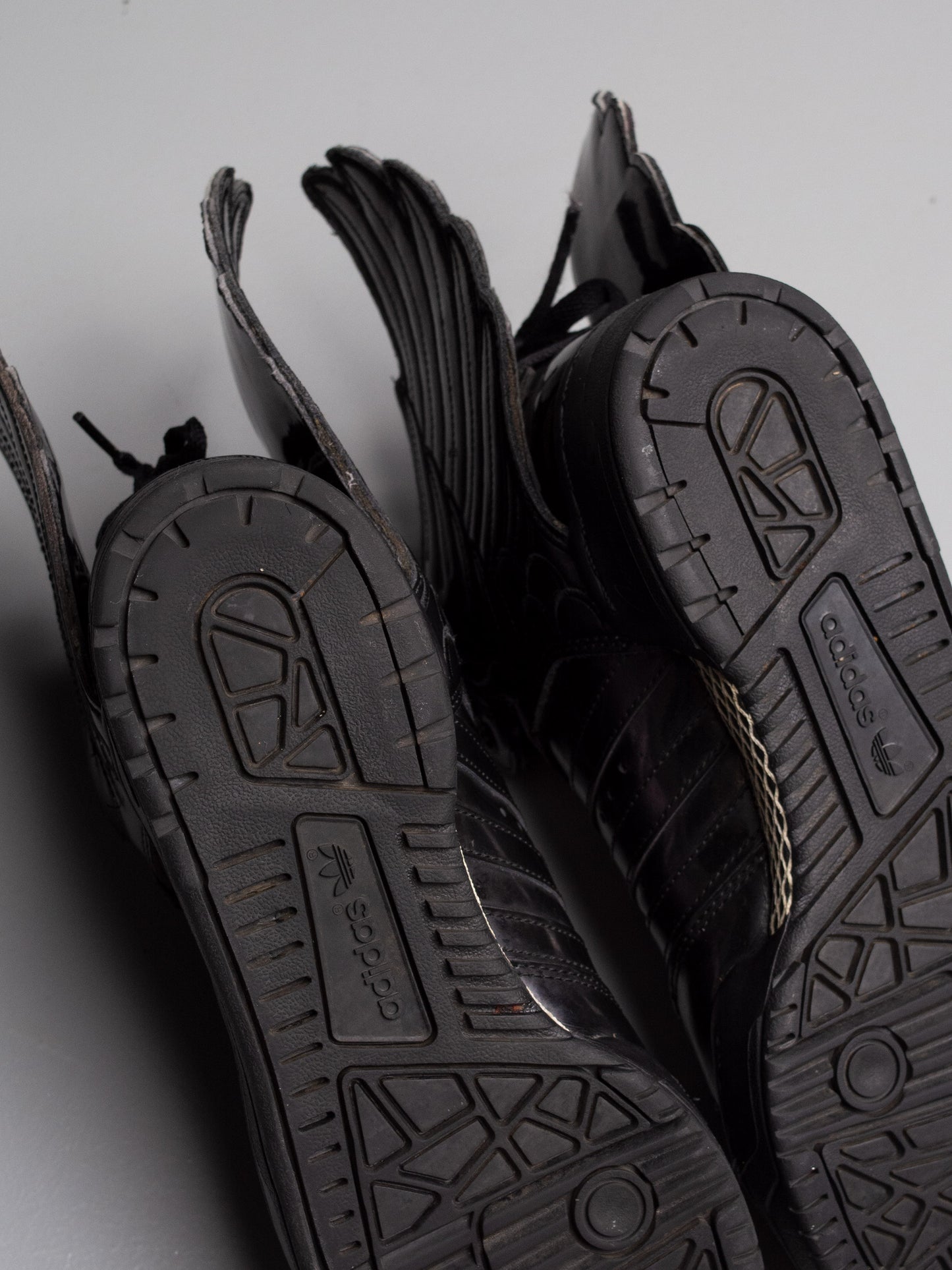 adidas Originals by Jeremy Scott S/S 2013 JS Wings 2.0 "Patent Black" - size 39 1/3