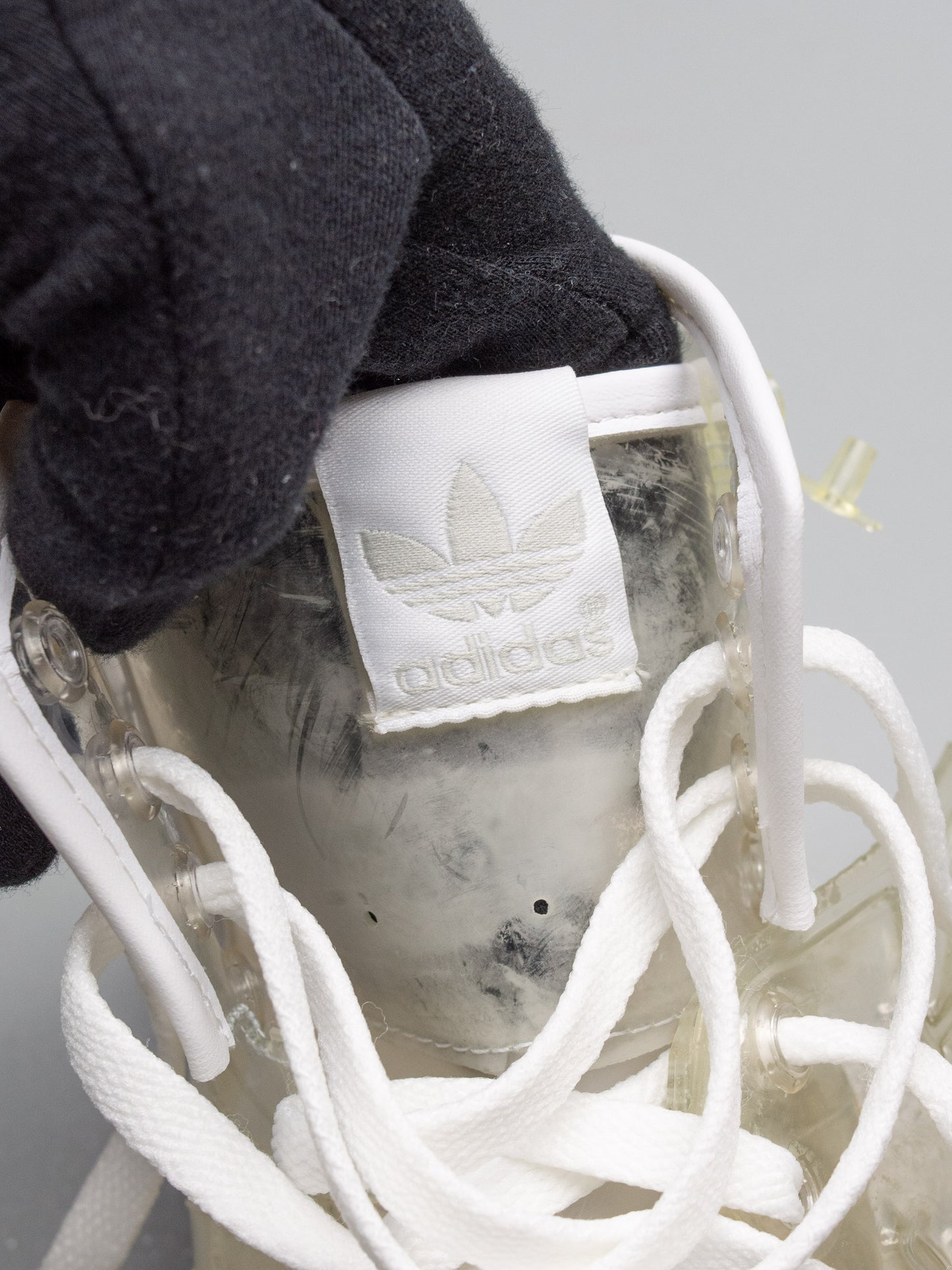 adidas Originals by Jeremy Scott S/S 2011 JS Wings "Clear" - size 39 1/3