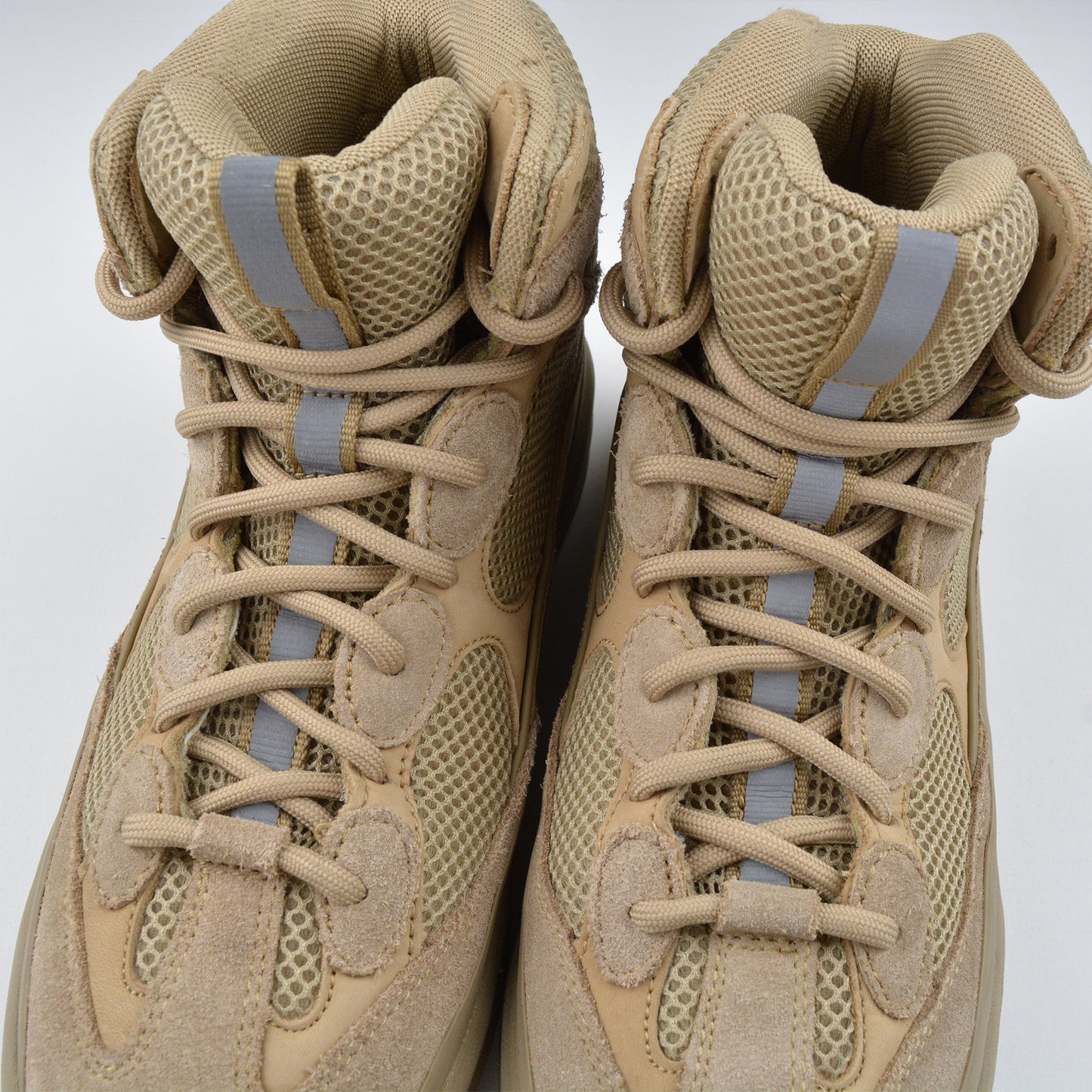 YEEZY Season 6 (2018) - Thick Suede, Mesh and Nubuck Desert Boot (Taupe) - size 42