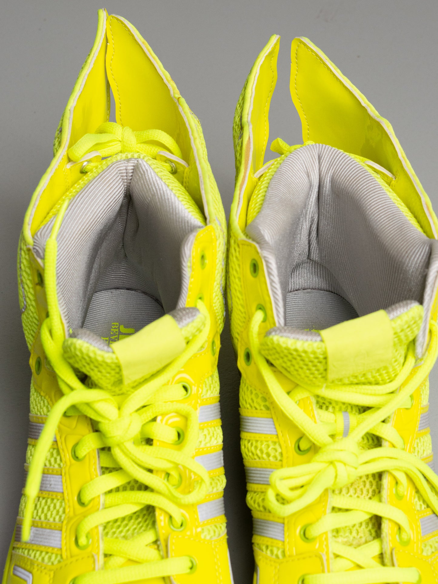 adidas Originals by Jeremy Scott S/S 2014 JS Mesh Wings 2.0 (yellow) - size 49 1/3