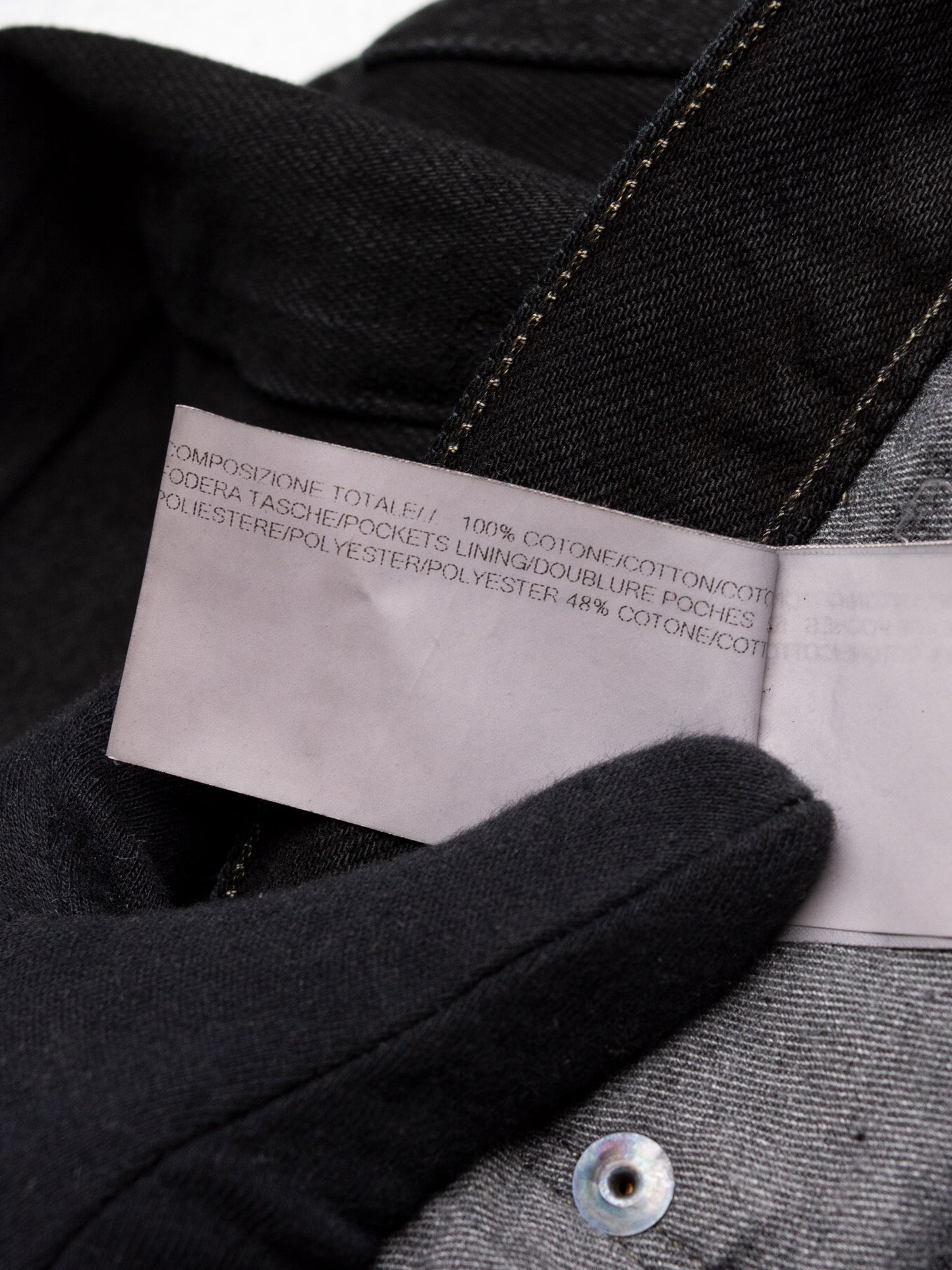 Rick Owens DRKSHDW - A/W 2015 - Detroit cut skinny fit jeans (Blackety Black) - size 29