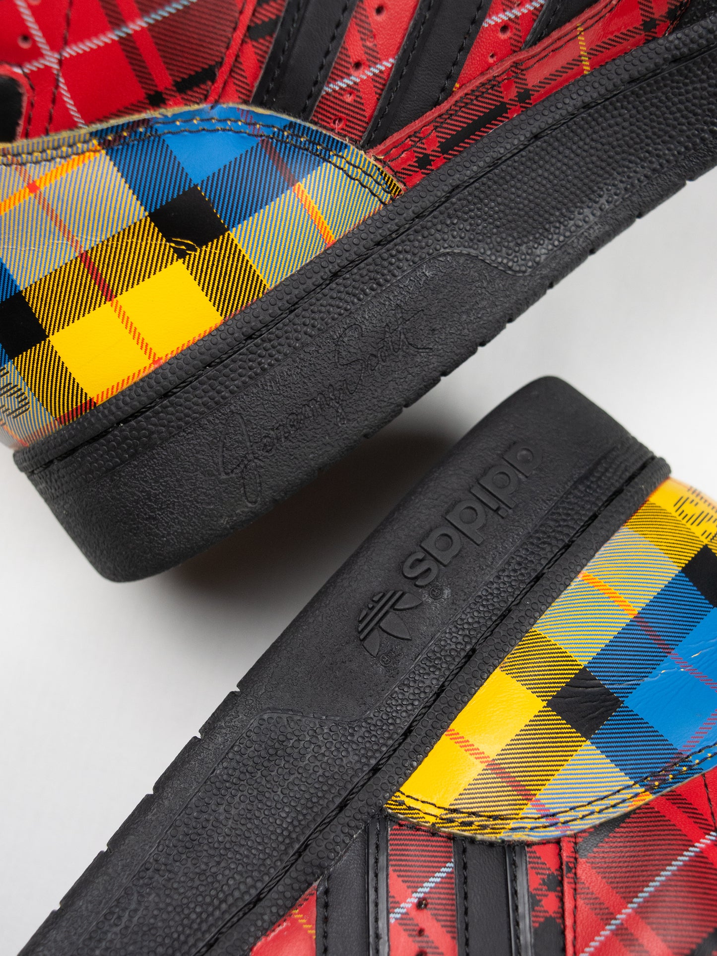 adidas Originals by Jeremy Scott - S/S 2013 - JS Instinct Hi "Plaid" - size 46