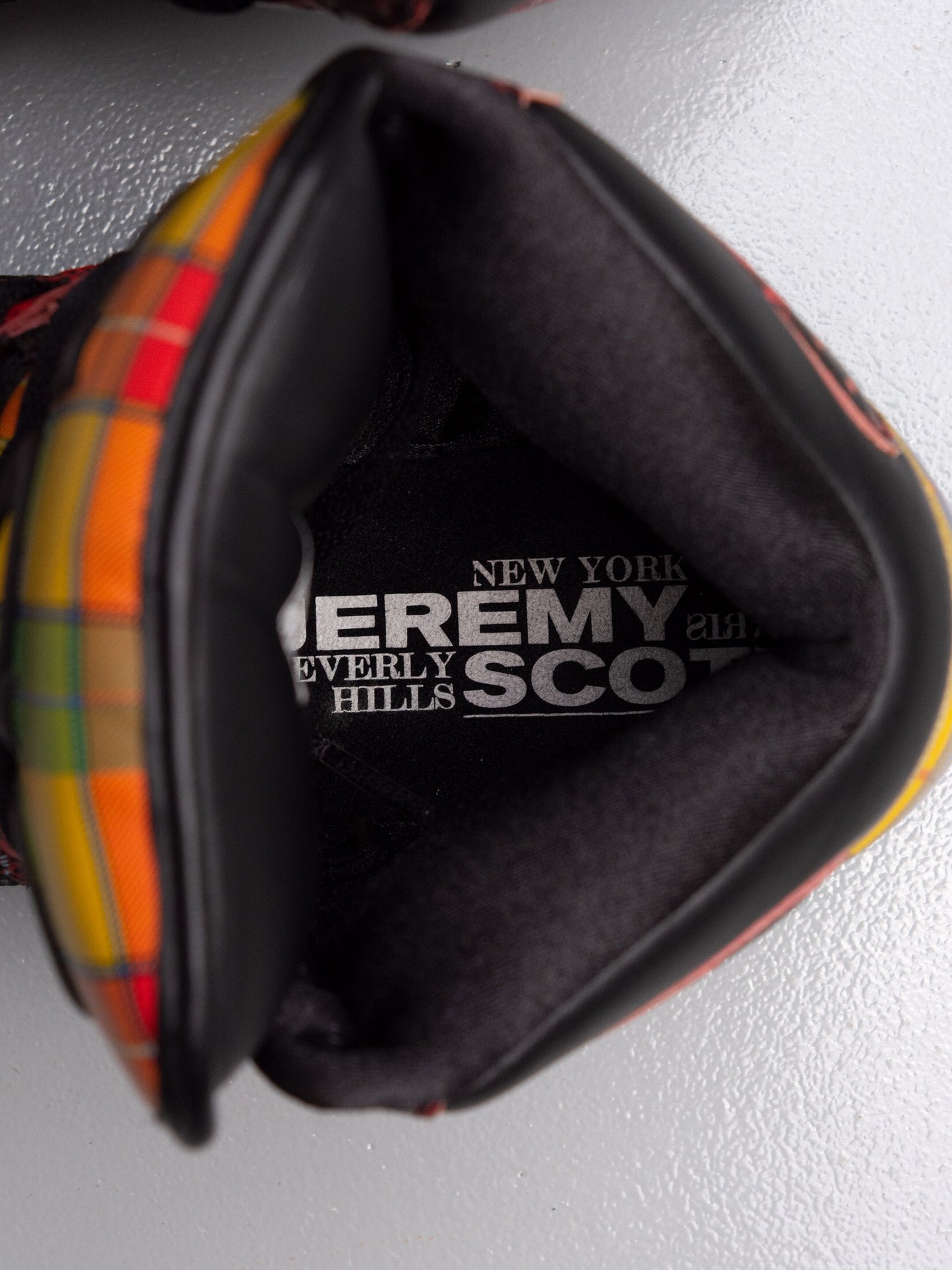 adidas Originals by Jeremy Scott S/S 2013 JS Instinct Hi "Plaid" - size 39 1/3