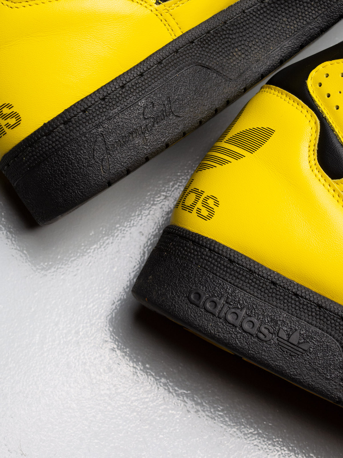 adidas Originals by Jeremy Scott S/S 2012 JS Instinct Hi (black/yellow) - size 43 1/3