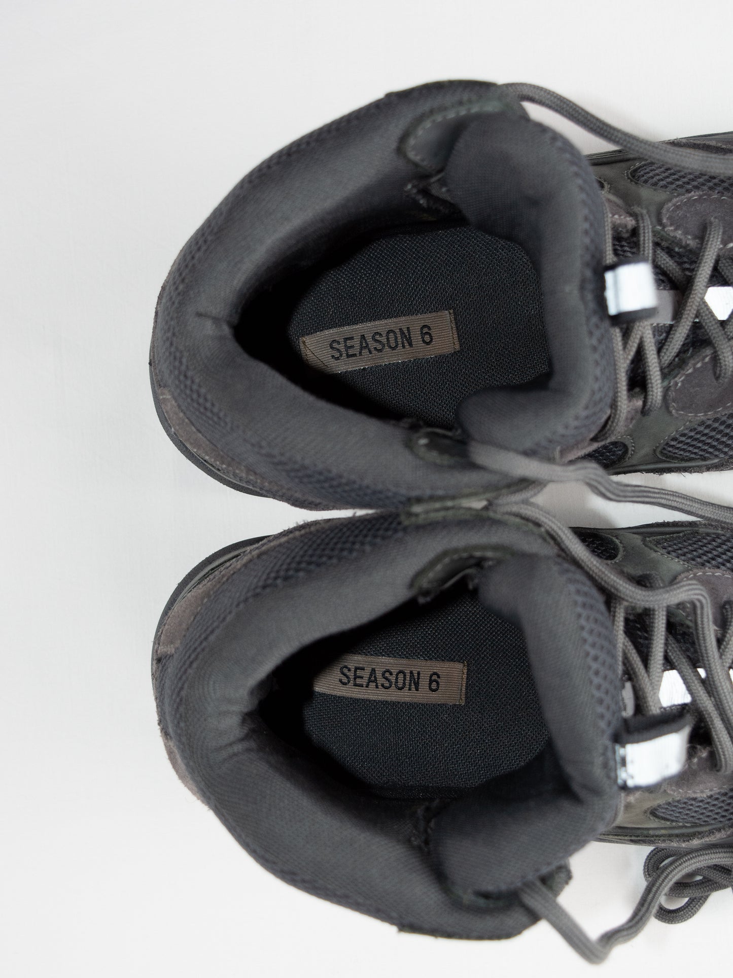 YEEZY Season 6 (2018) - Thick Suede, Mesh and Nubuck Desert Boot (Graphite) - size 45