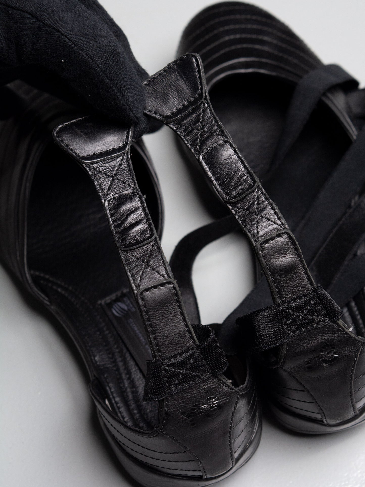 Y-3 S/S 2005 lace-up ballet flats - size 39 1/3