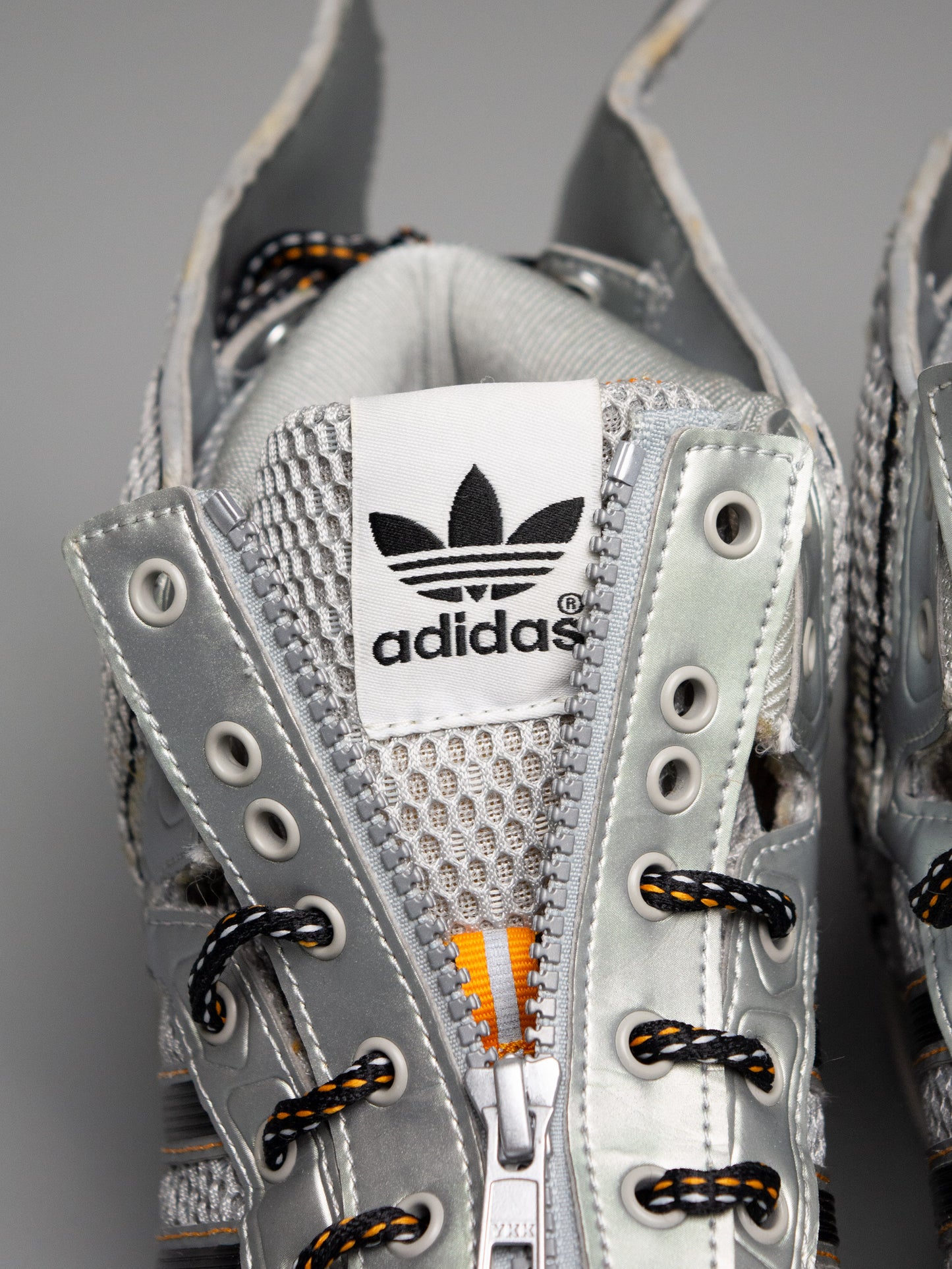 adidas Originals by Jeremy Scott A/W 2012 JS Wings "Mesh" (Metallic Silver) - size 42 2/3