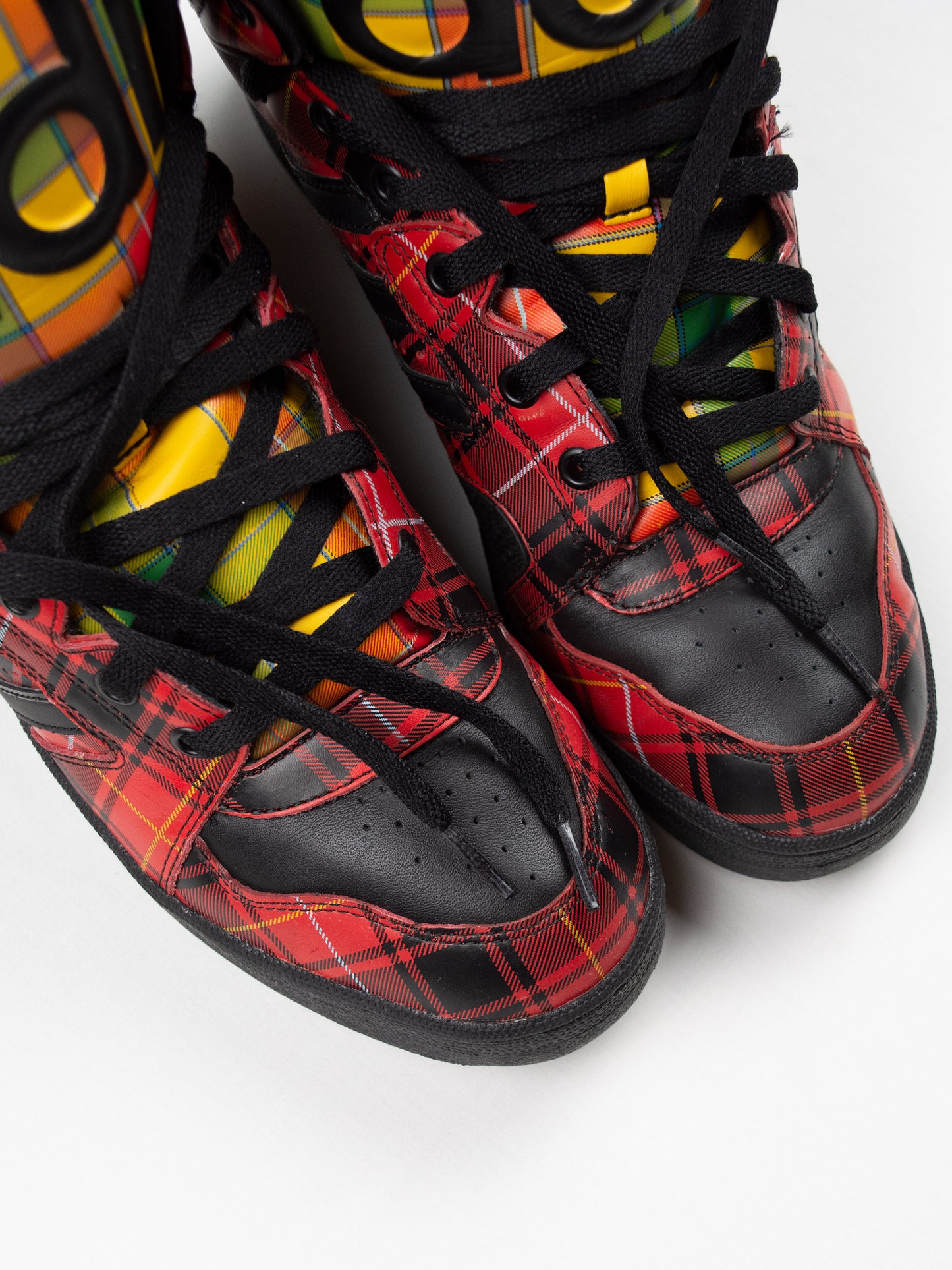 adidas Originals by Jeremy Scott - S/S 2013 - JS Instinct Hi "Plaid" - size 46