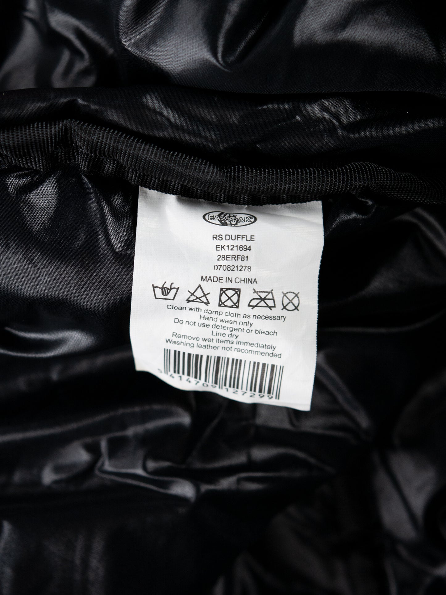 Eastpak X Raf Simons - A/W 2008 - Duffle Bag (Quilted Black)
