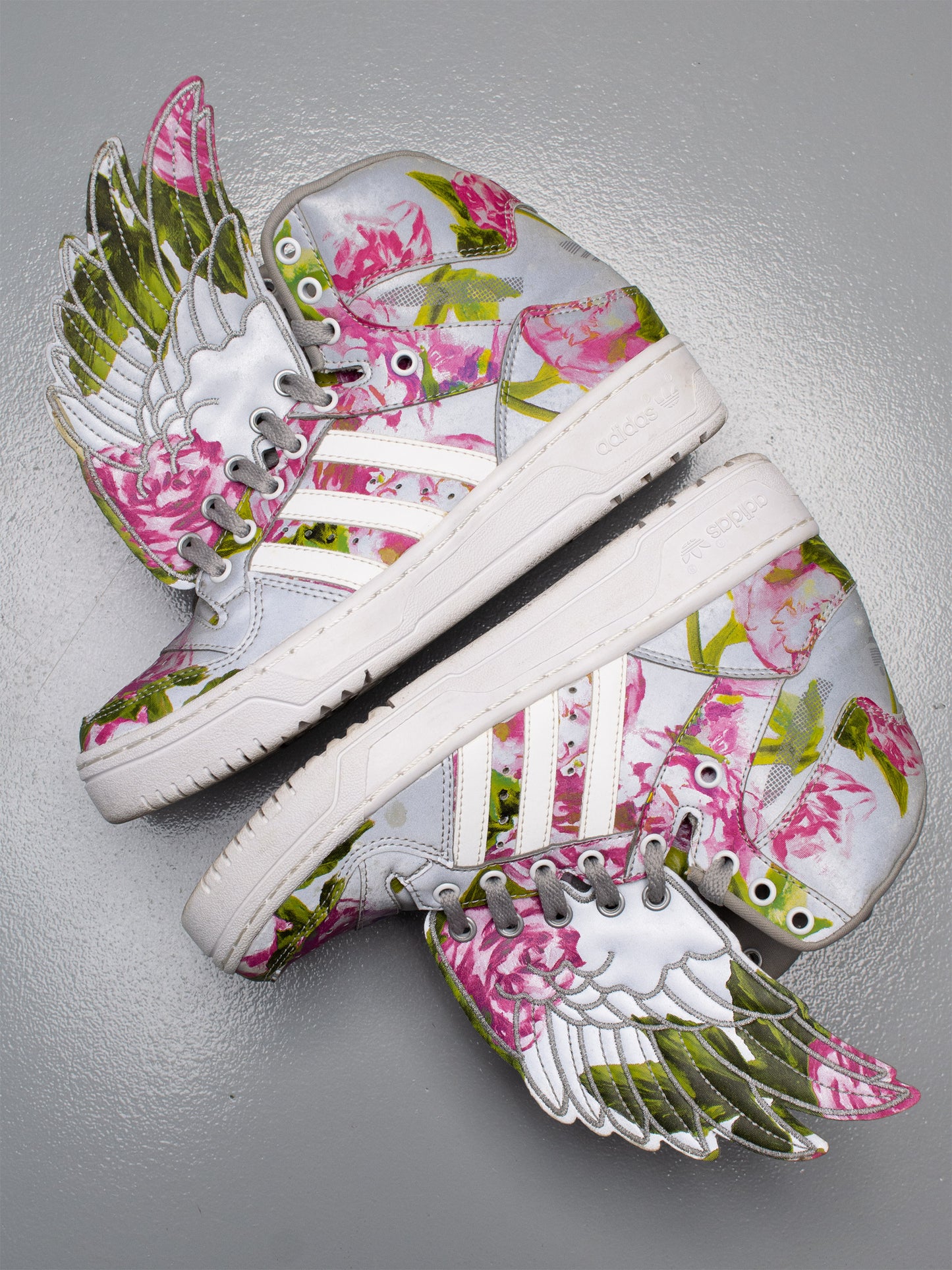 adidas Originals by Jeremy Scott S/S 2015 JS Wings Floral - size 37 1/3