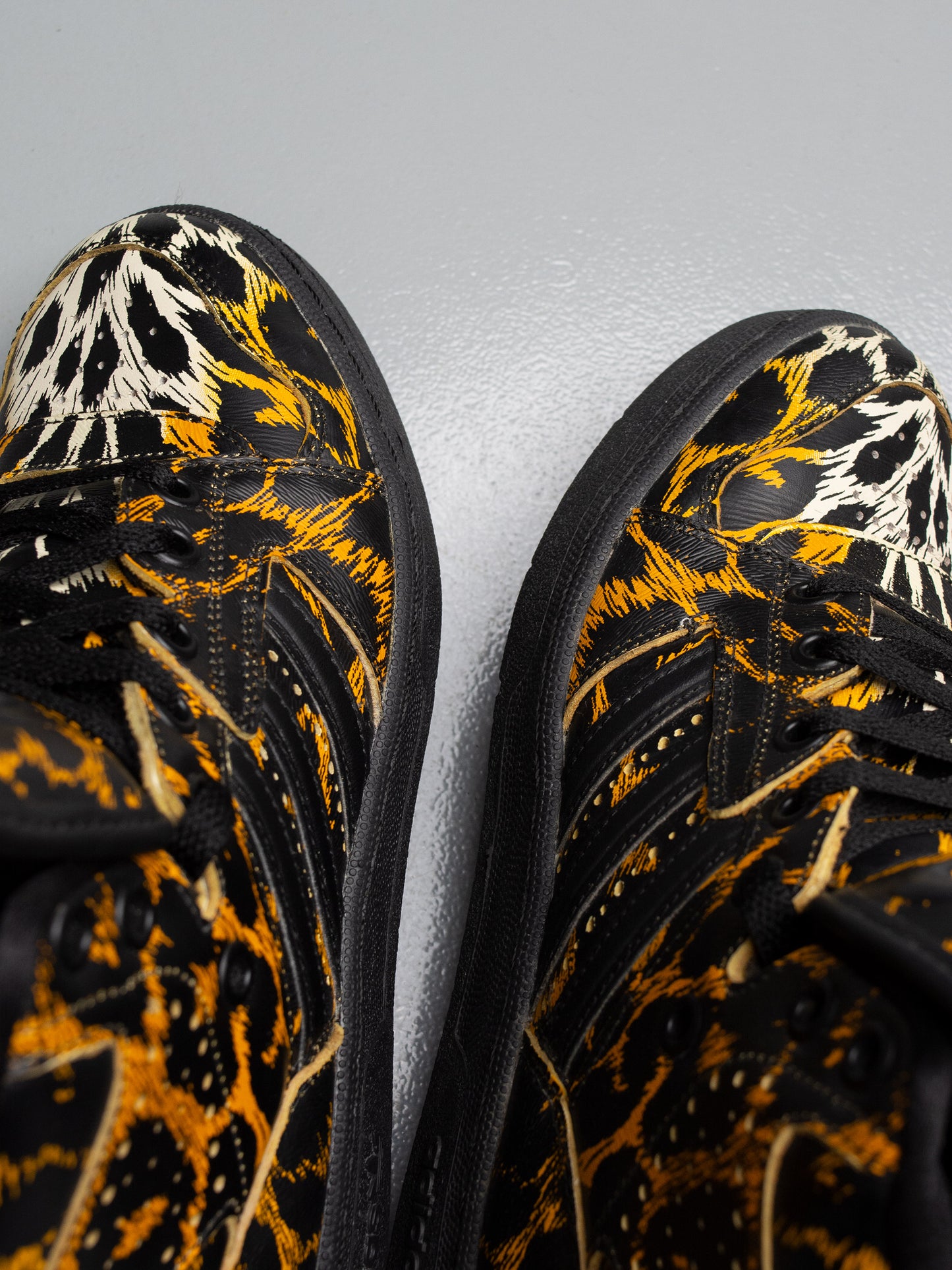 adidas Originals by Jeremy Scott S/S 2014 JS Instinct Hi Leopard - size 38
