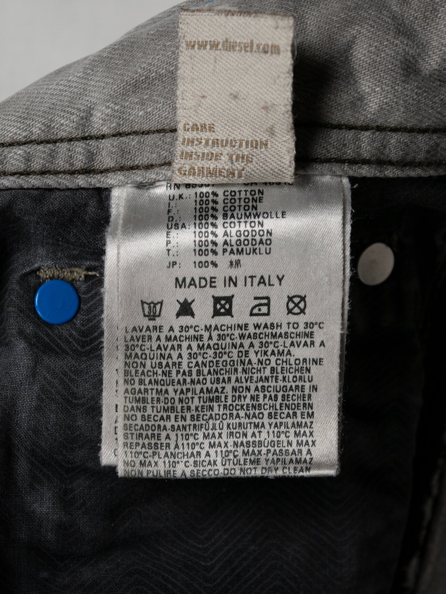 adidas Originals Denim by Diesel - 2008 - Adi-Thanaz low waist slim fit jeans - size 30