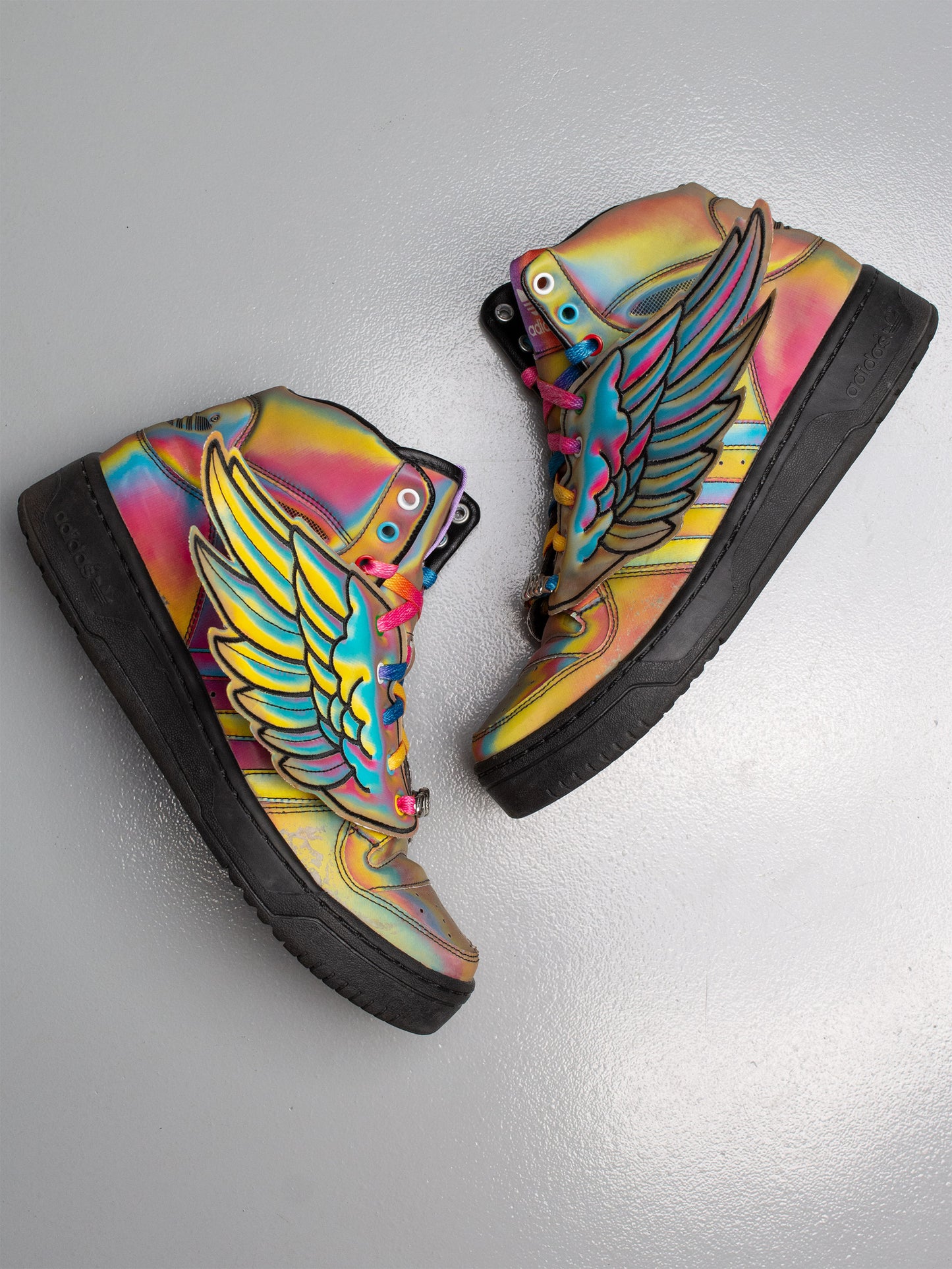 adidas Originals by Jeremy Scott S/S 2010 JS Wings "Rainbow" - size 42